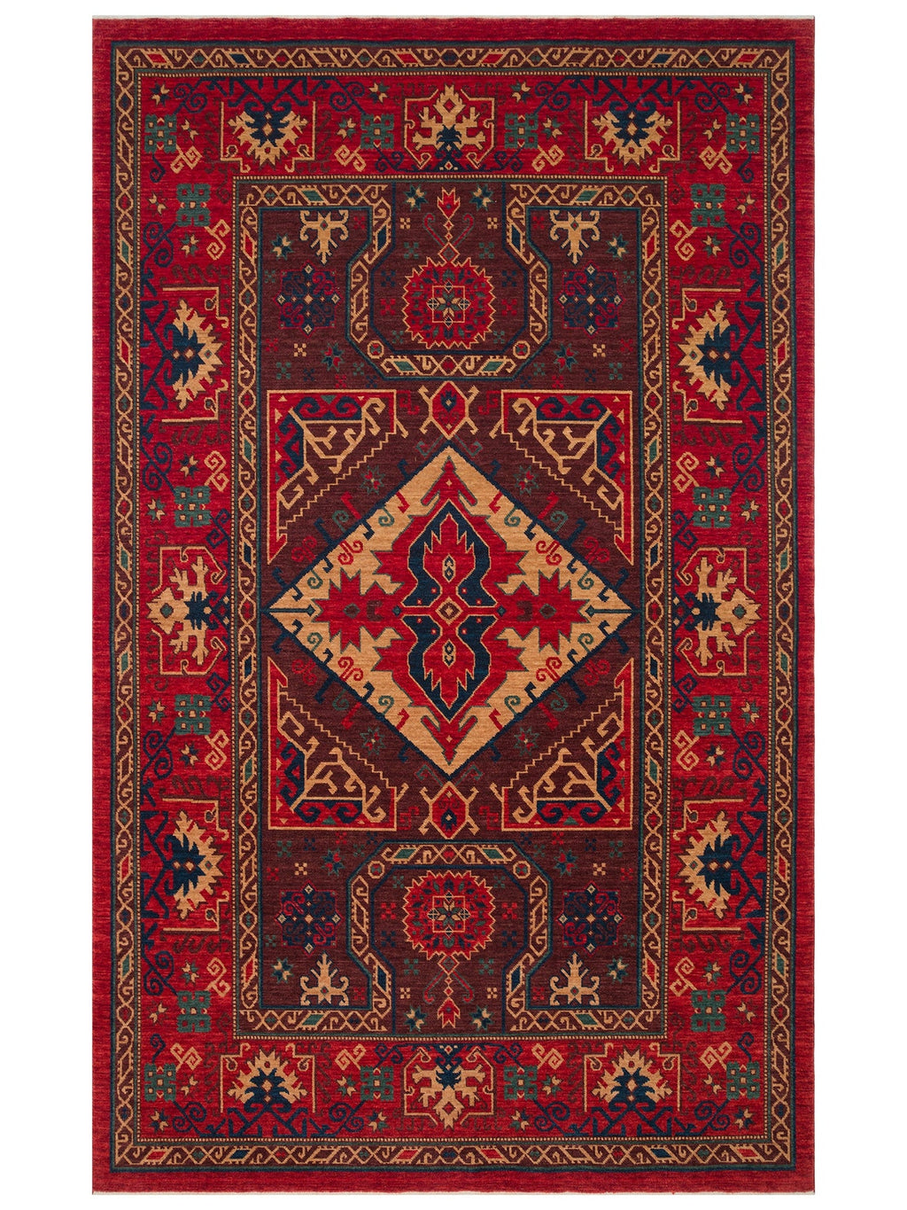 Göbeklitepe Serisi Kara Tezgah Halı 04RED