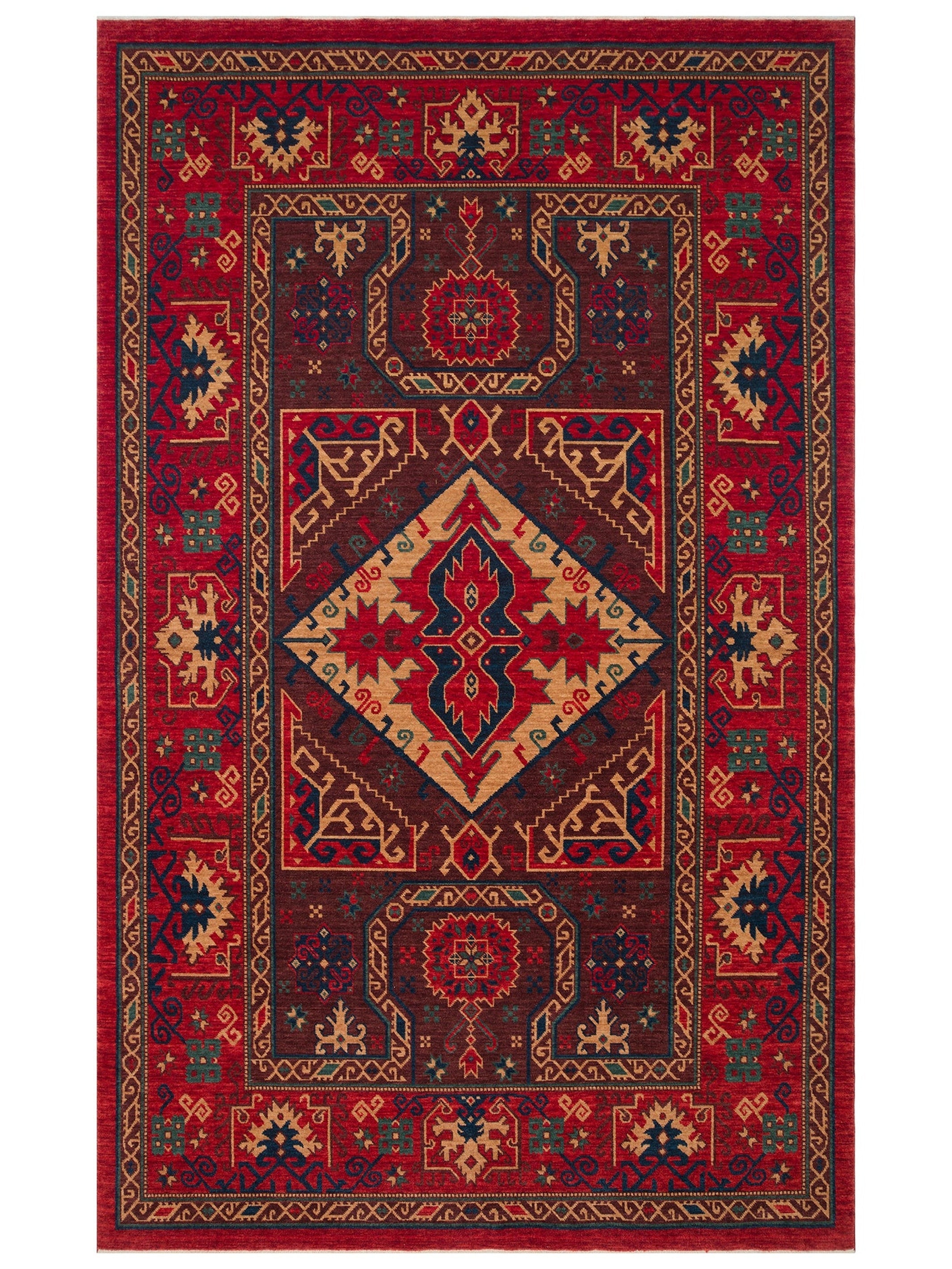 Göbeklitepe Serisi Kara Tezgah Halı 04RED