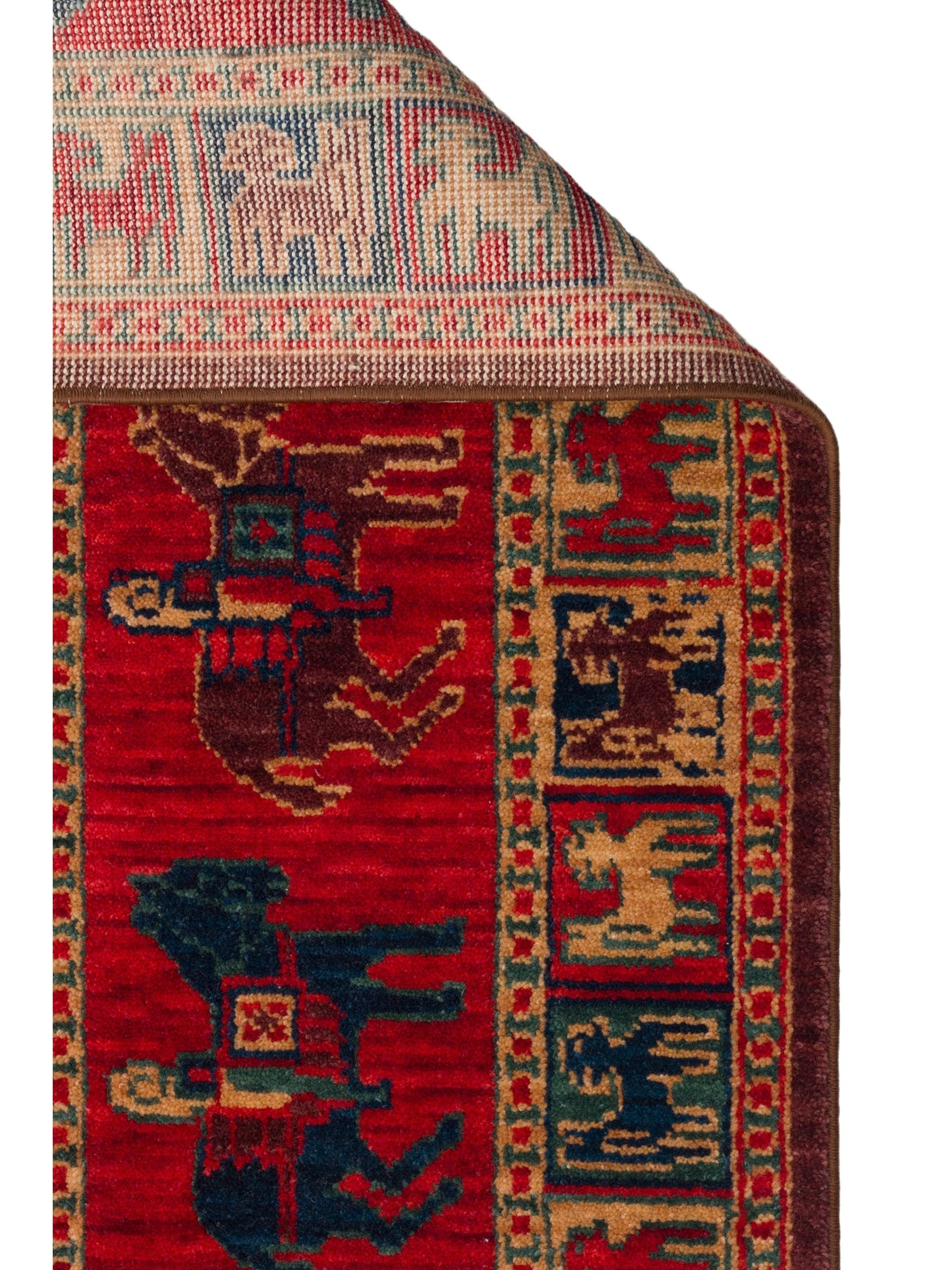 Göbeklitepe Serisi Kara Tezgah Halı 08REDV