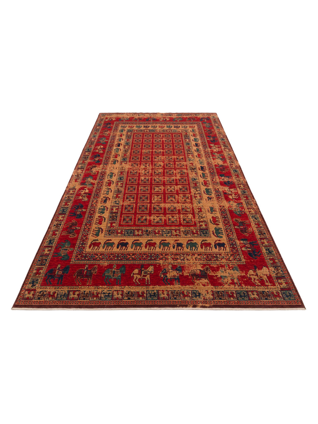 Göbeklitepe Serisi Kara Tezgah Halı 08REDV