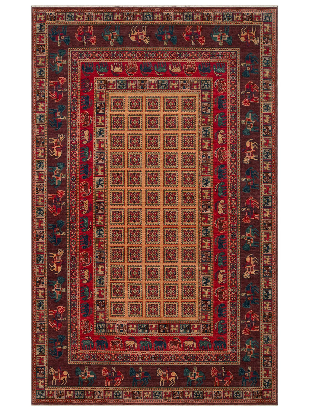 Göbeklitepe Serisi Kara Tezgah Halı