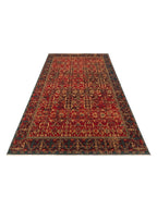 Göbeklitepe Serisi Anadolu Motiflerine Sahip %100 Yeni Zelanda Yünü ile Üretilen El Emeği Kara Tezgah Halı 09REDV