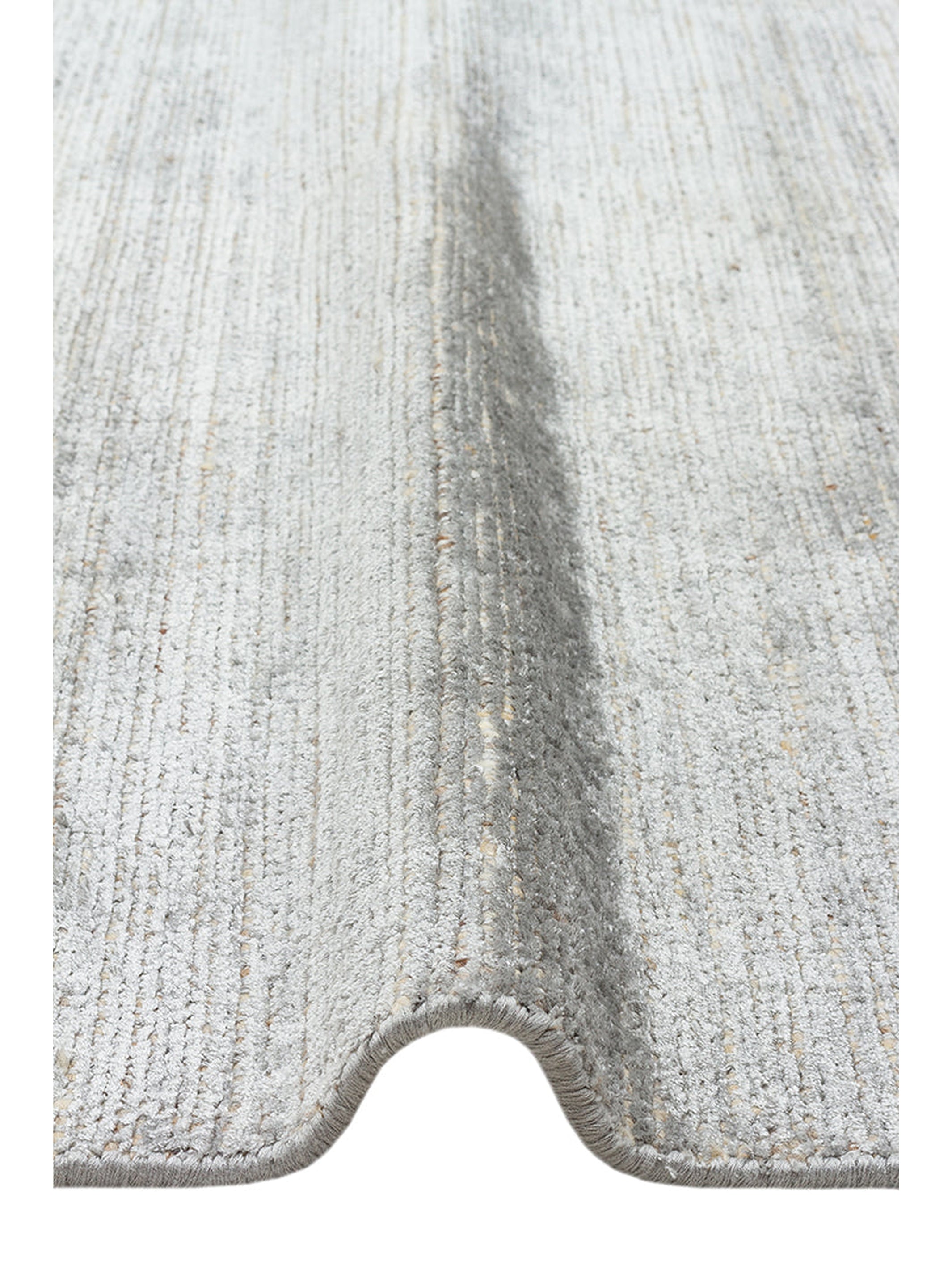 Kelly Serisi %100 Naturel Yün ve Viskon El Dokuma Salon Oturma Odası Yatak Odası Halı GREY