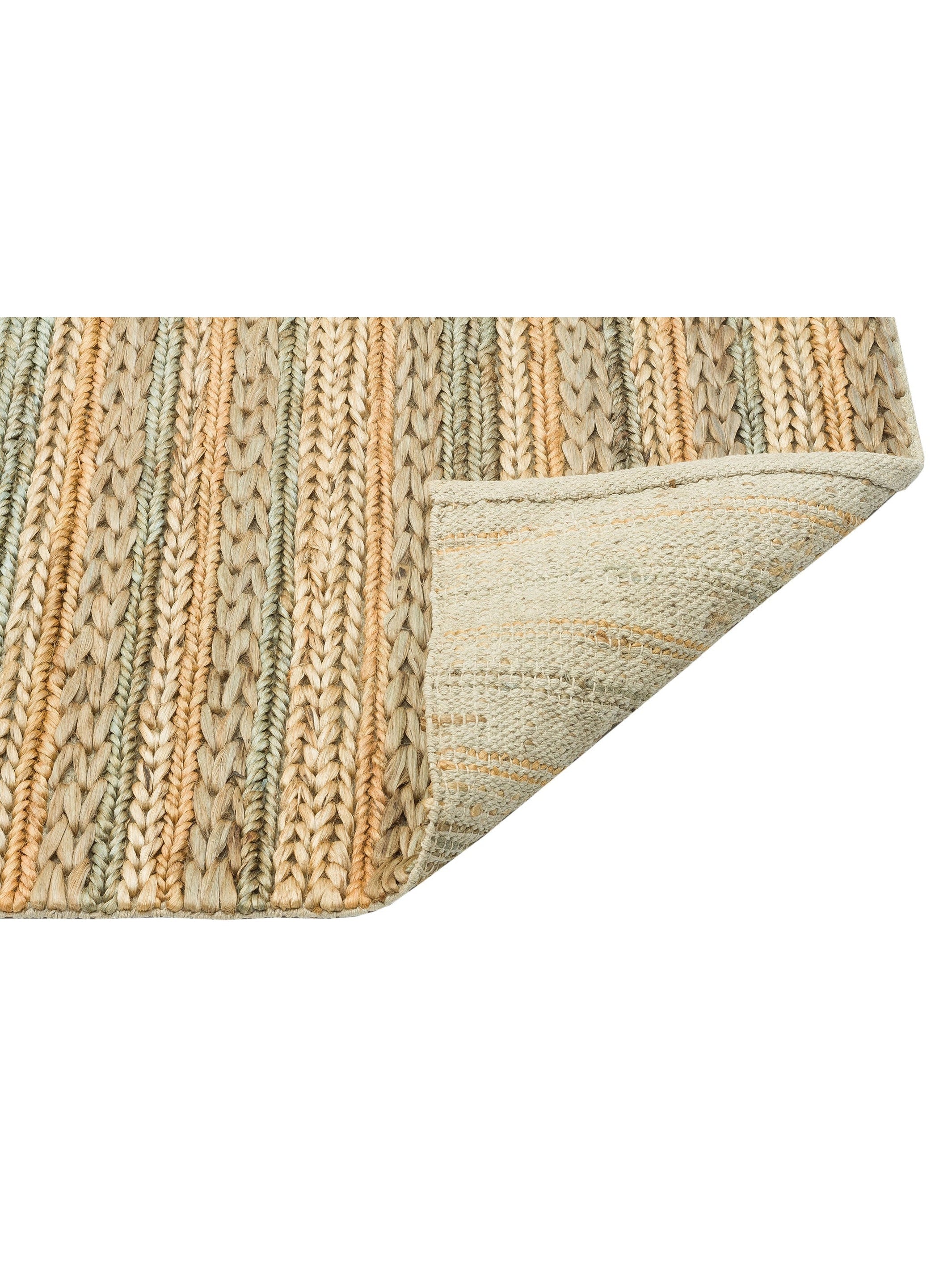 Knit Jüt Farklı Örgü Dokusuna Sahip El Dokuma Naturel Jüt Hasır Halı 1103 GREY MULTY XW