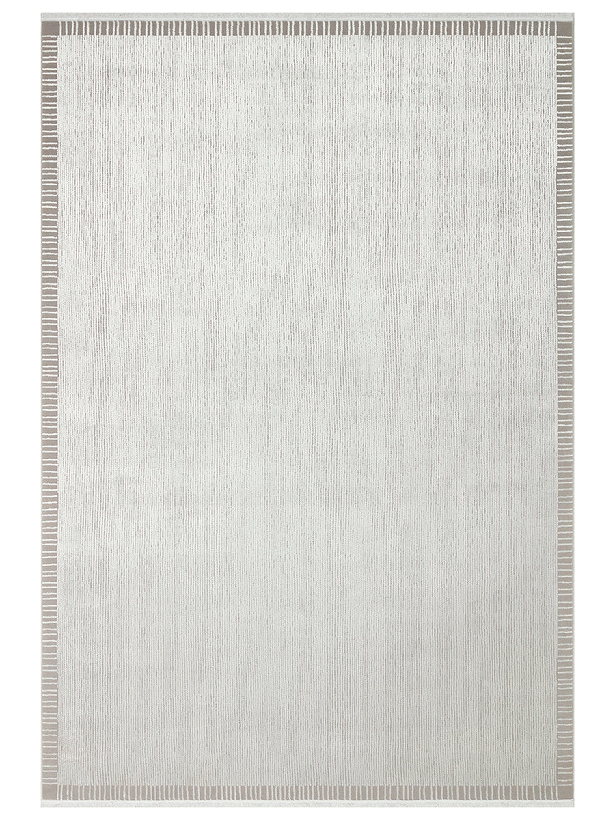 Lucia Serisi Modern Parlak Salon Oturma Odası Yatak Odası Antre Halı BORDER GREY