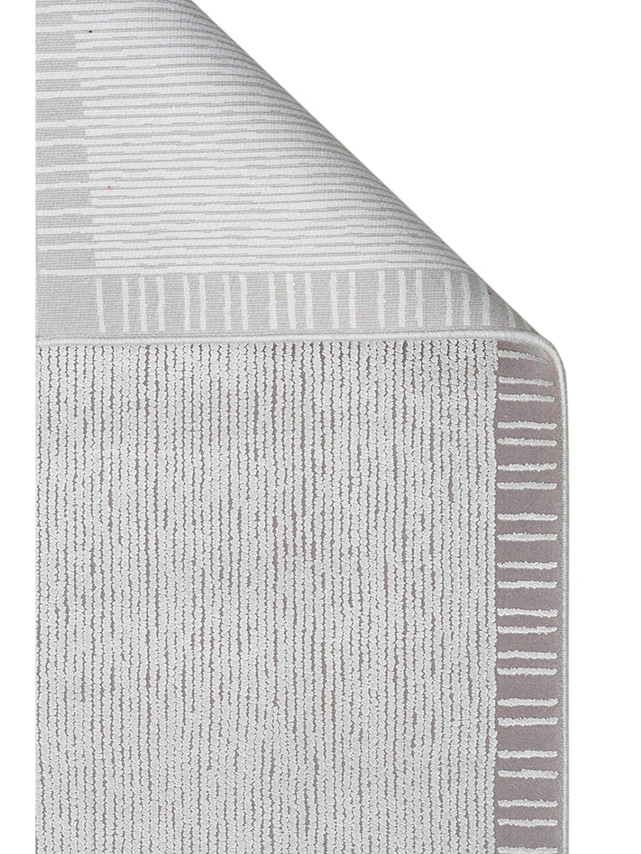 Lucia Serisi Modern Parlak Salon Oturma Odası Yatak Odası Antre Halı BORDER GREY