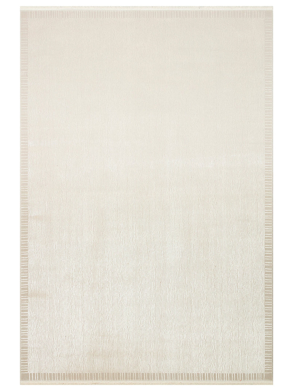 Lucia Serisi Modern Parlak Salon Oturma Odası Yatak Odası Antre Halı BORDER IVORY