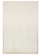 Lucia Serisi Modern Parlak Salon Oturma Odası Yatak Odası Antre Halı BORDER IVORY