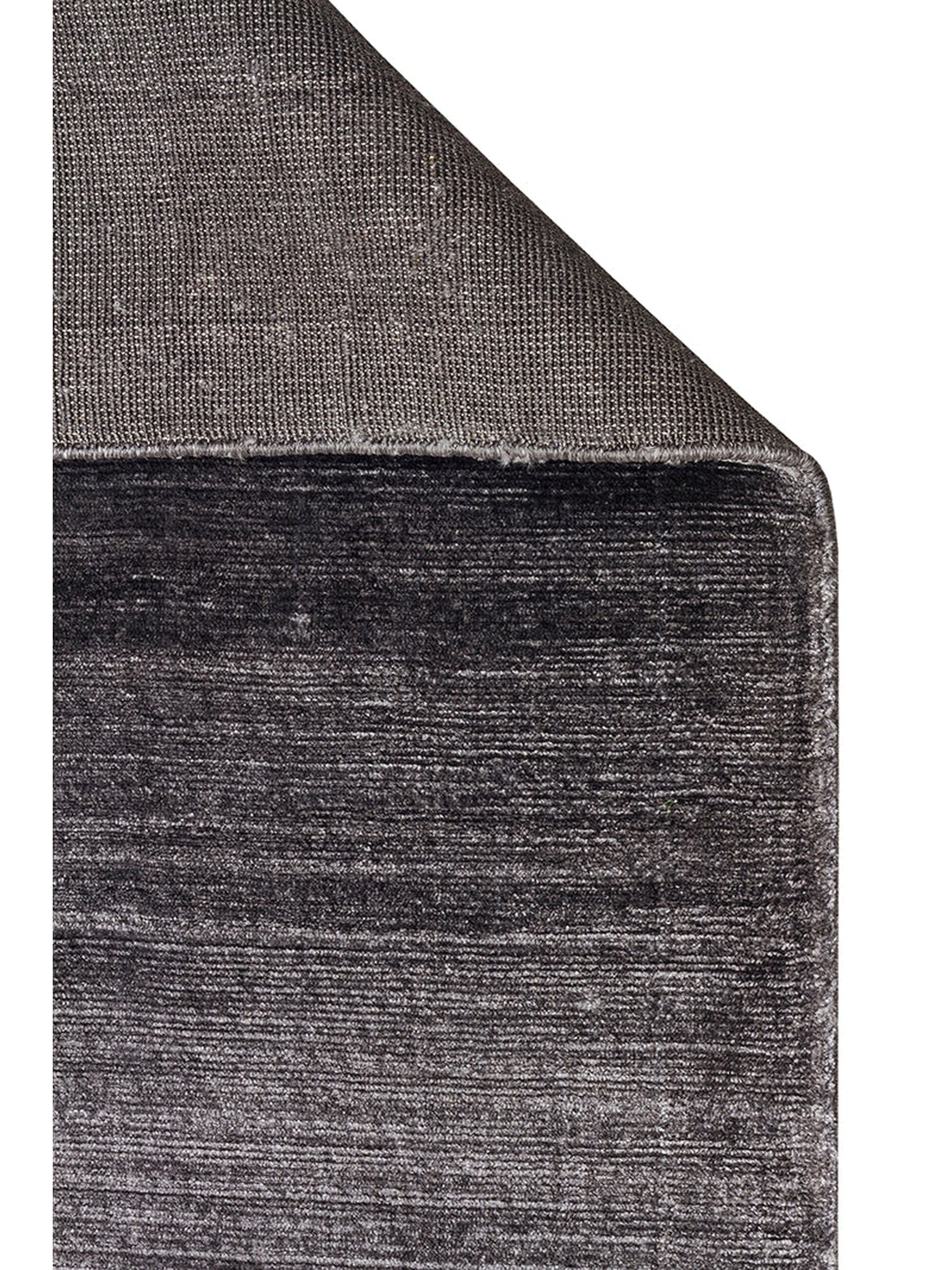 Mulberry Serisi %100 Rayon El Dokuma Parlak Modern Salon Oturma Odası Halı COAL