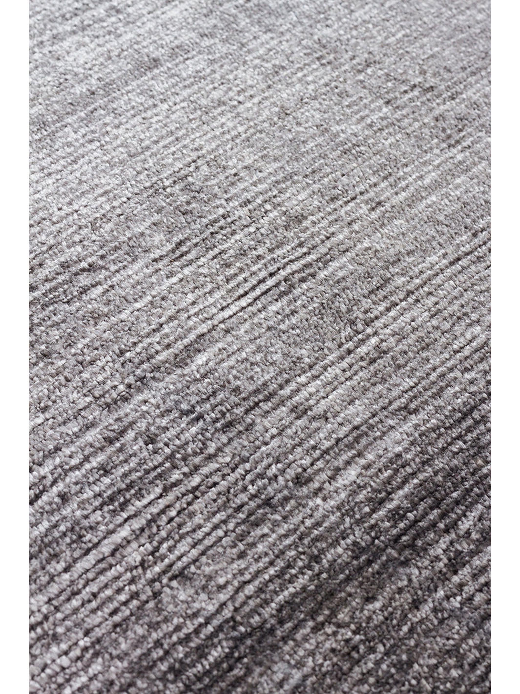 Mulberry Serisi %100 Rayon El Dokuma Parlak Modern Salon Oturma Odası Halı COAL