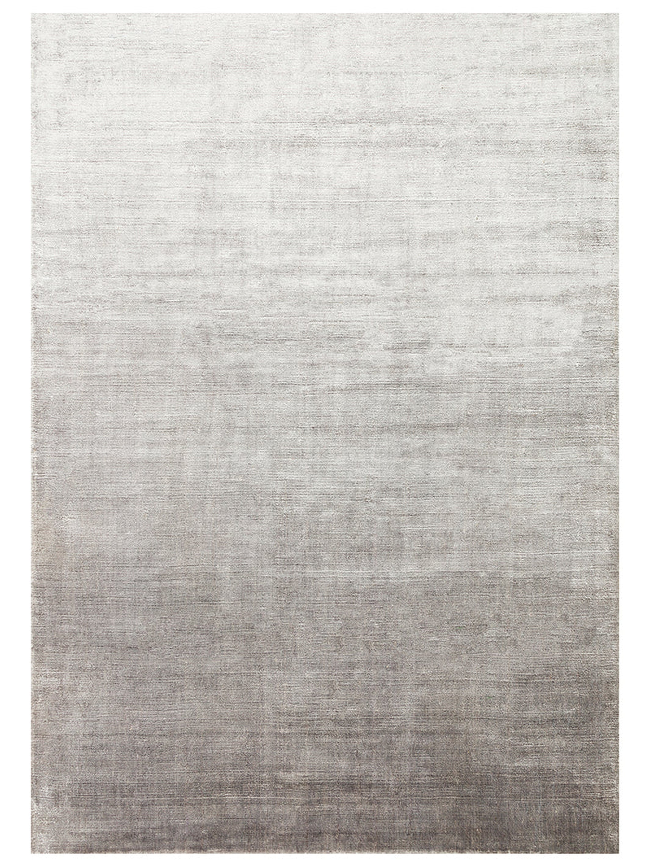 Mulberry Serisi %100 Rayon El Dokuma Parlak Modern Salon Oturma Odası Halı SILVER