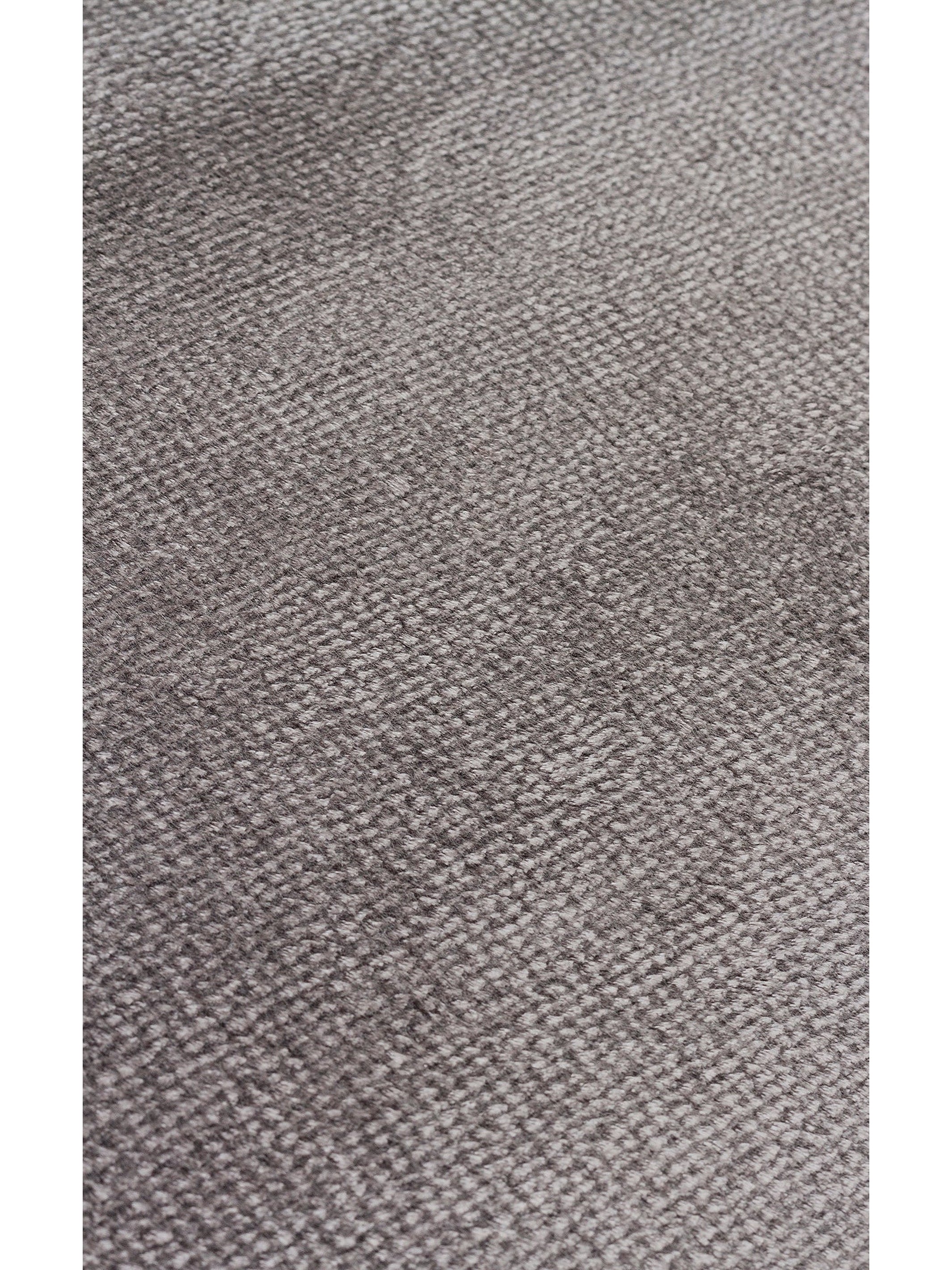 Oushak Plain %100 Naturel Düz Renk El Emeğiyle Özel Tezgahlarda Üretilen Viskon Uşak Halısı PLNDGREY