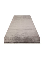 Oushak Plain %100 Naturel Düz Renk El Emeğiyle Özel Tezgahlarda Üretilen Viskon Uşak Halısı PLNDGREY