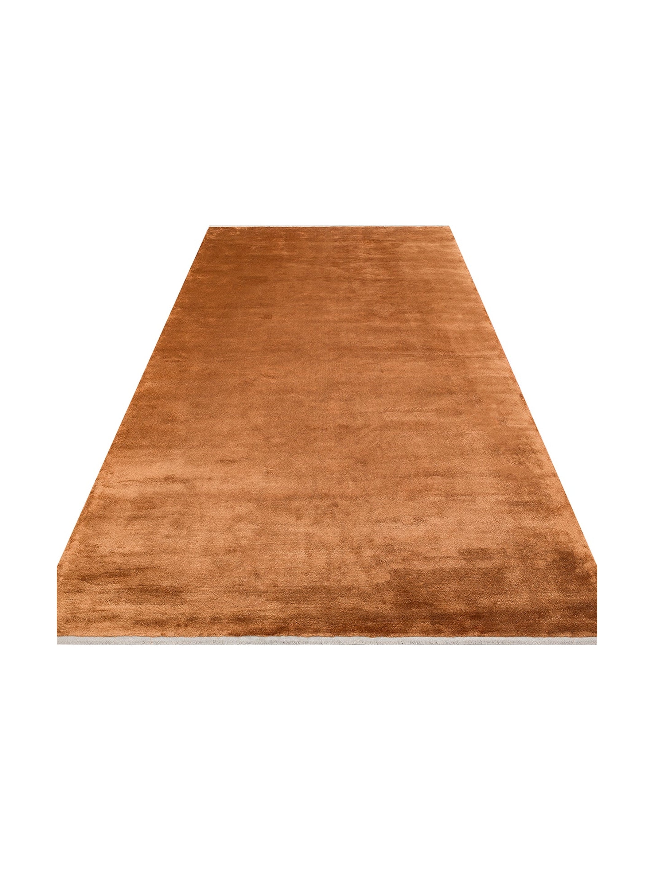 Oushak Plain %100 Naturel Düz Renk El Emeğiyle Özel Tezgahlarda Üretilen Viskon Uşak Halısı PLNTRR