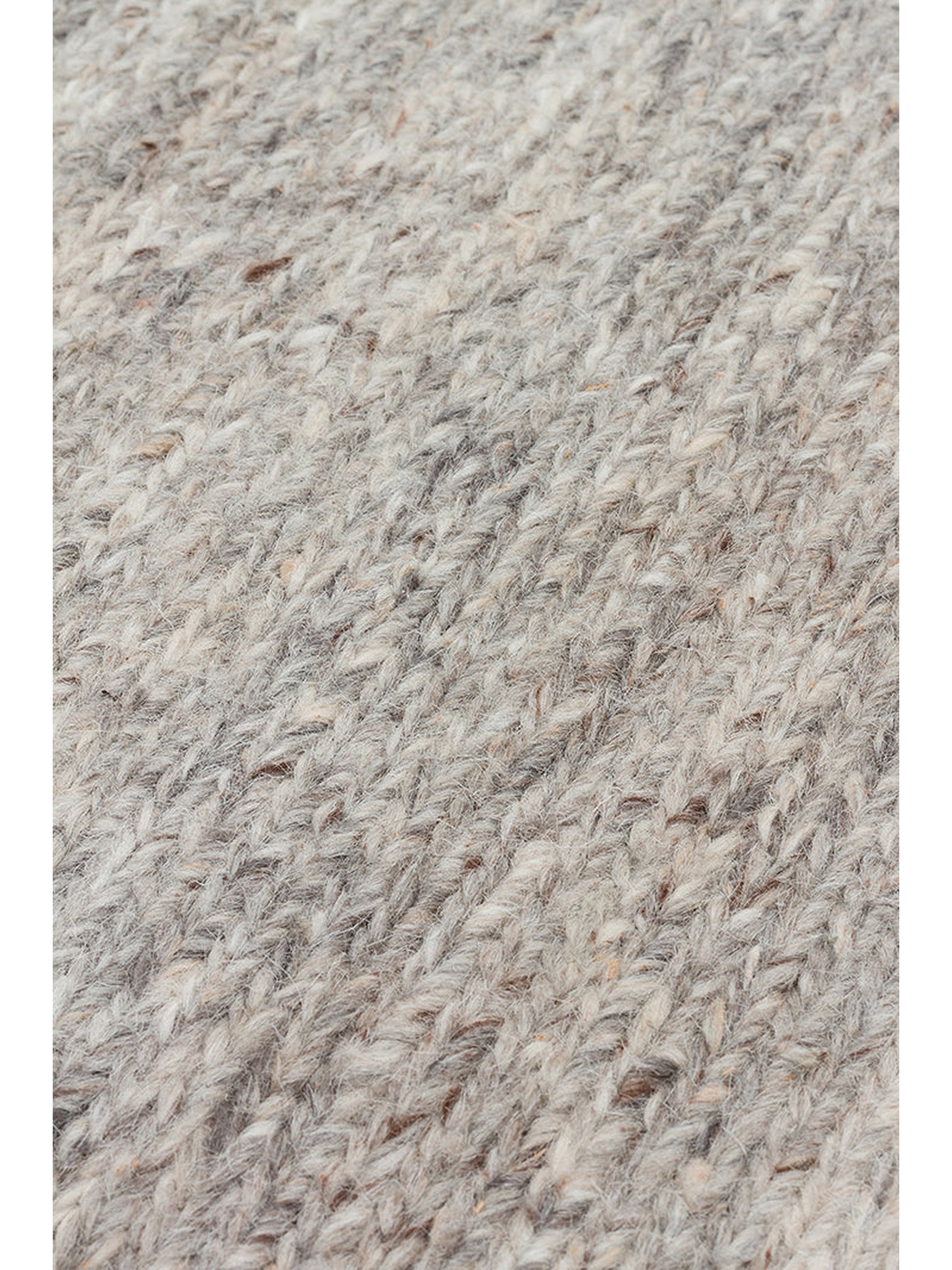 Paglia Serisi %100 Naturel Yeni Zelanda Yünü Sumak Düğümü El Dokuma Salon Oturma Odası Halı GREY