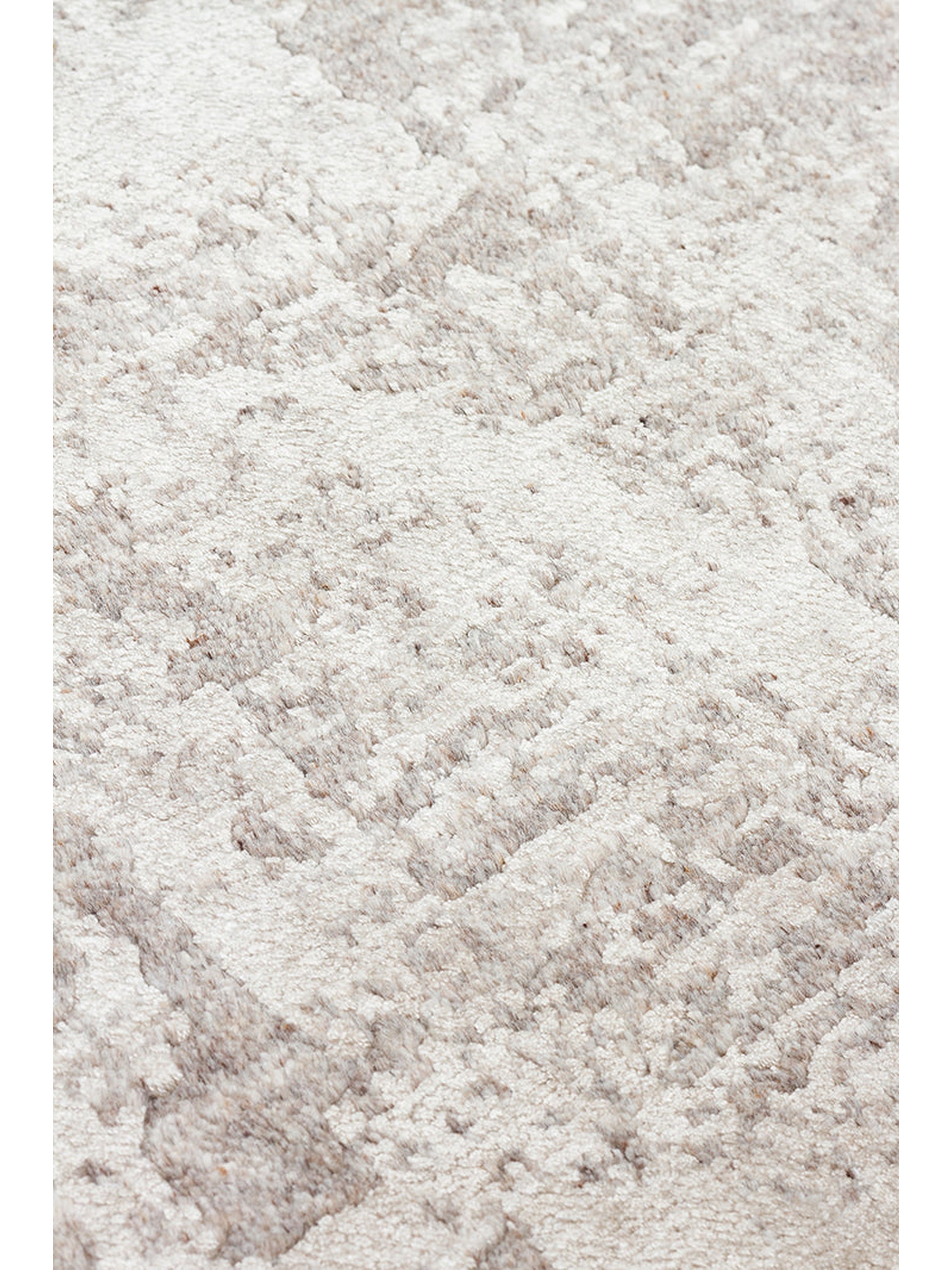 Palette Serisi %100 Naturel Yün Viskon Pamuk El Dokuma Salon Oturma Odası Halı GREY