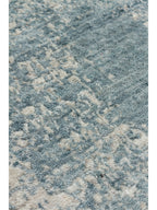 Palette Serisi %100 Naturel Yün Viskon Pamuk El Dokuma İskandinav Salon Oturma Odası Halı BEIGE BLUE