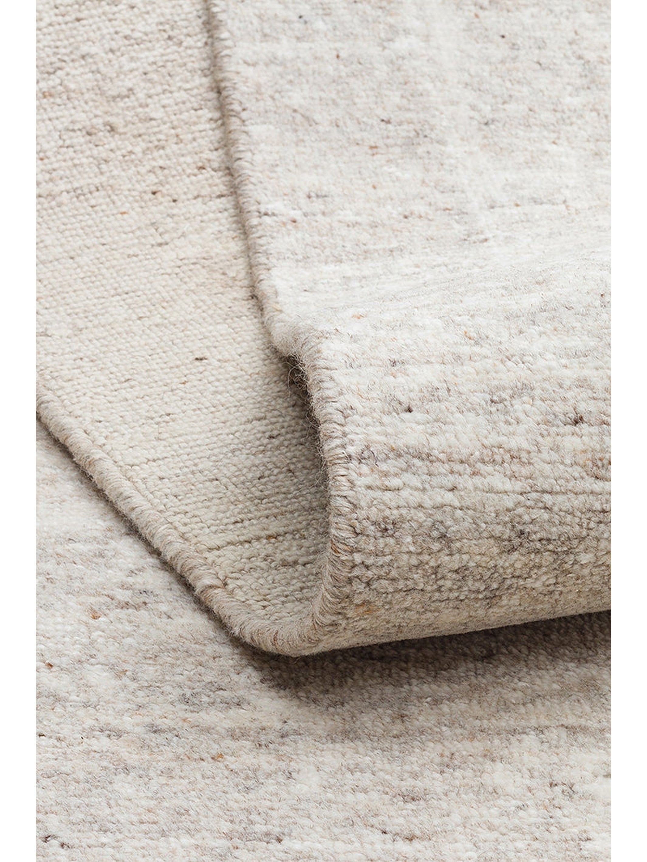 Palette Serisi %100 Naturel Yün Viskon Pamuk El Dokuma İskandinav Salon Oturma Odası Halı BEIGE