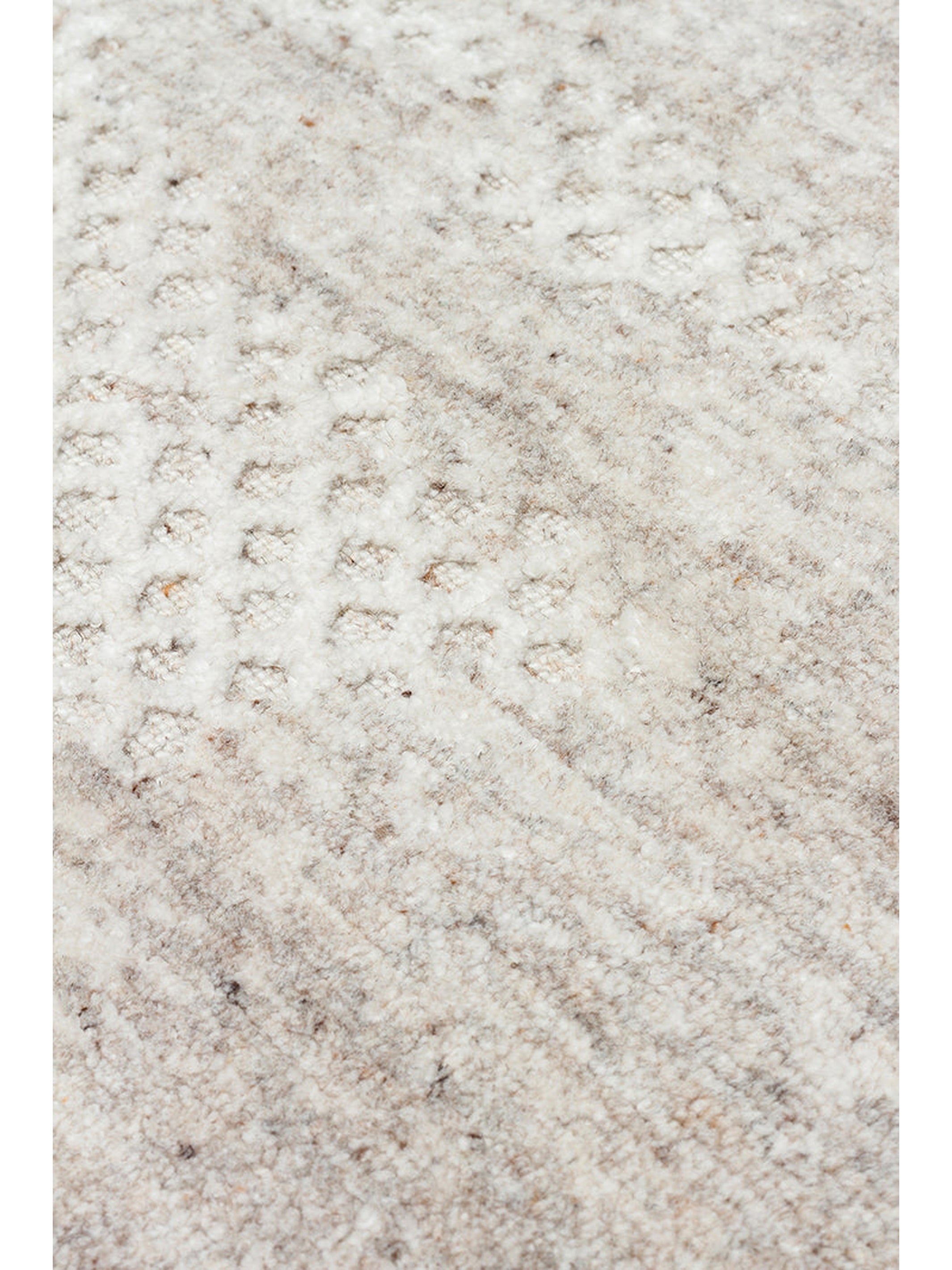 Palette Serisi %100 Naturel Yün Viskon Pamuk El Dokuma İskandinav Salon Oturma Odası Halı BEIGE