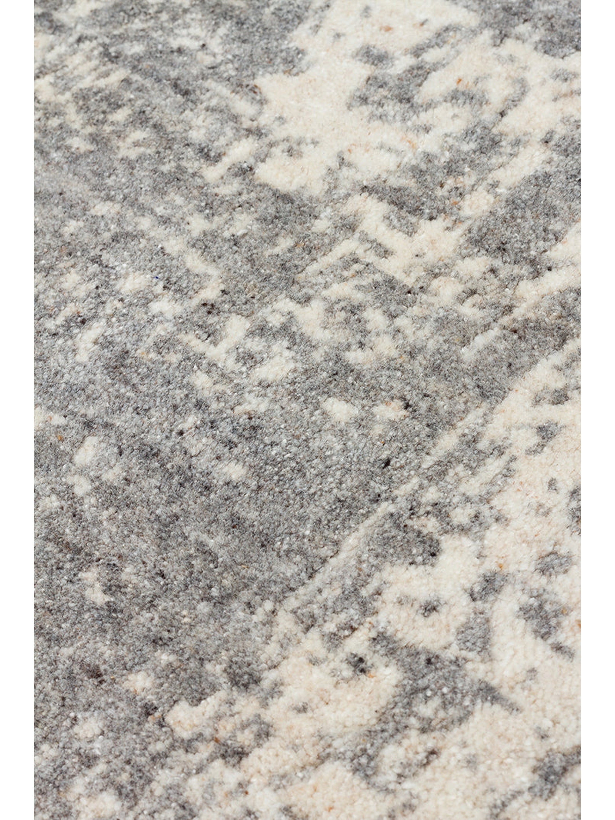 Palette Serisi %100 Naturel Yün Viskon Pamuk El Dokuma İskandinav Salon Oturma Odası Halı BEIGE GREY