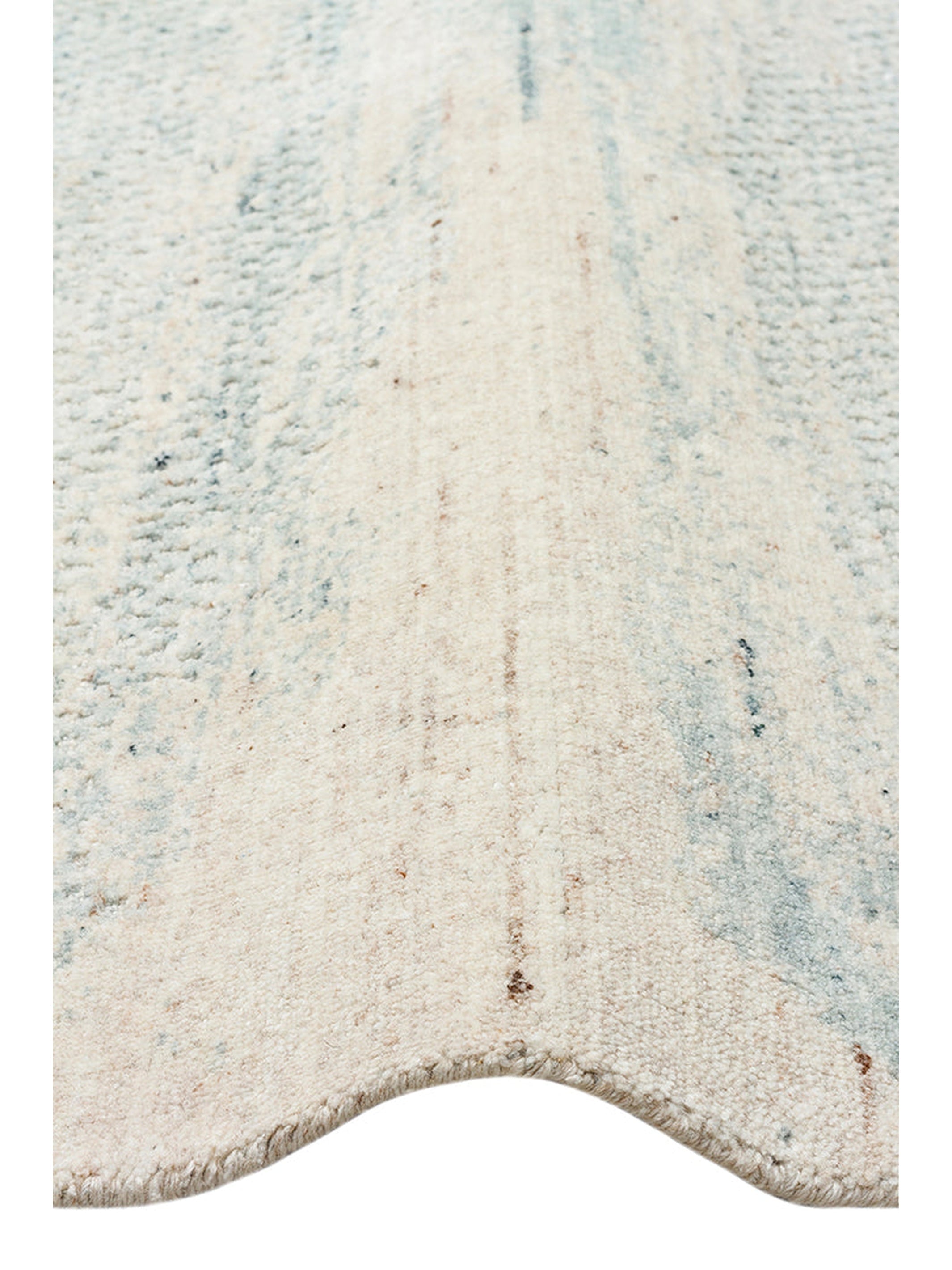 Palette Serisi %100 Naturel Yün Viskon Pamuk El Dokuma İskandinav Salon Oturma Odası Halı BEIGE TEAL