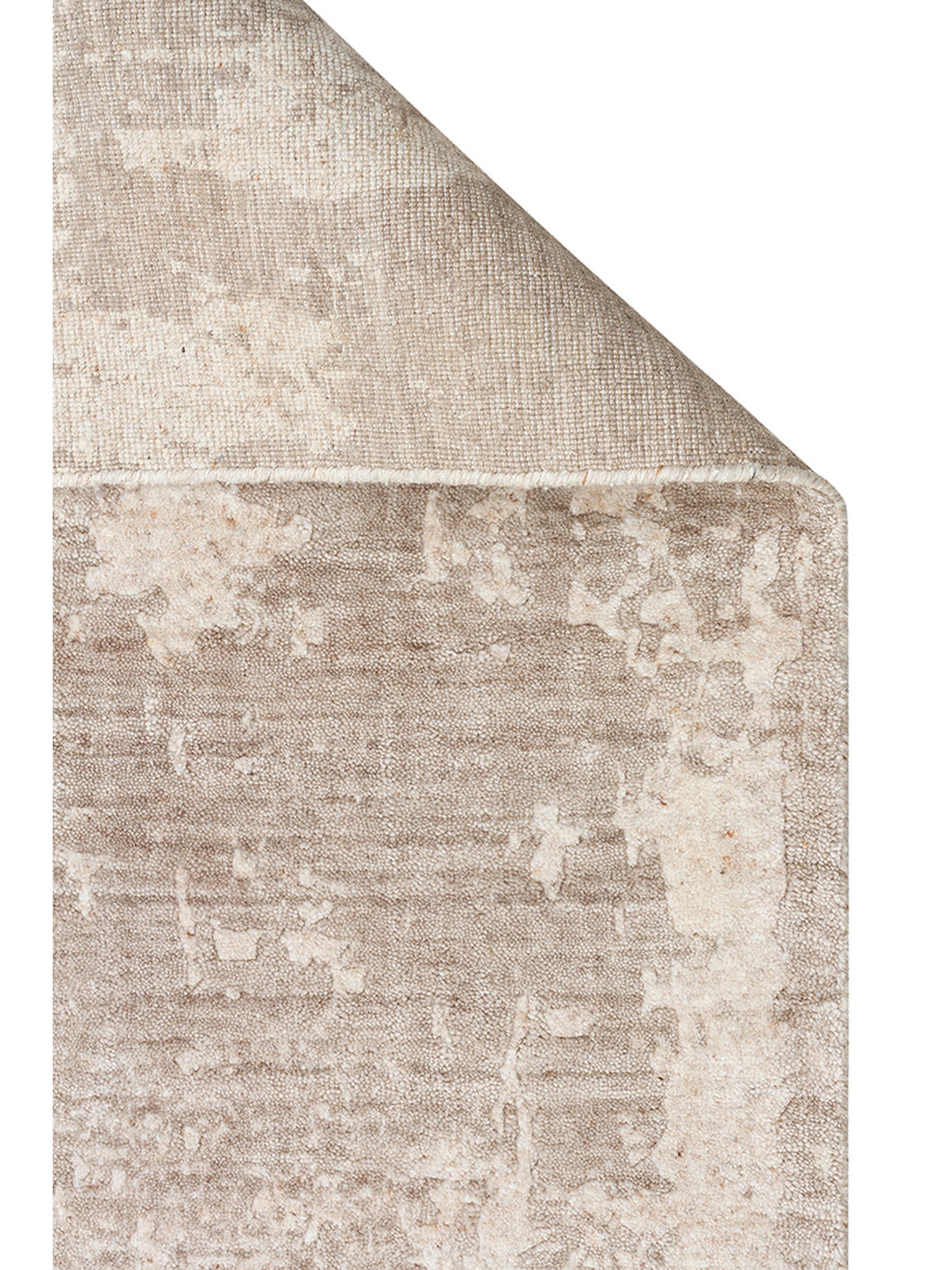 Palette Serisi %100 Naturel Yün Viskon Pamuk El Dokuma İskandinav Salon Oturma Odası Halı NATBEG