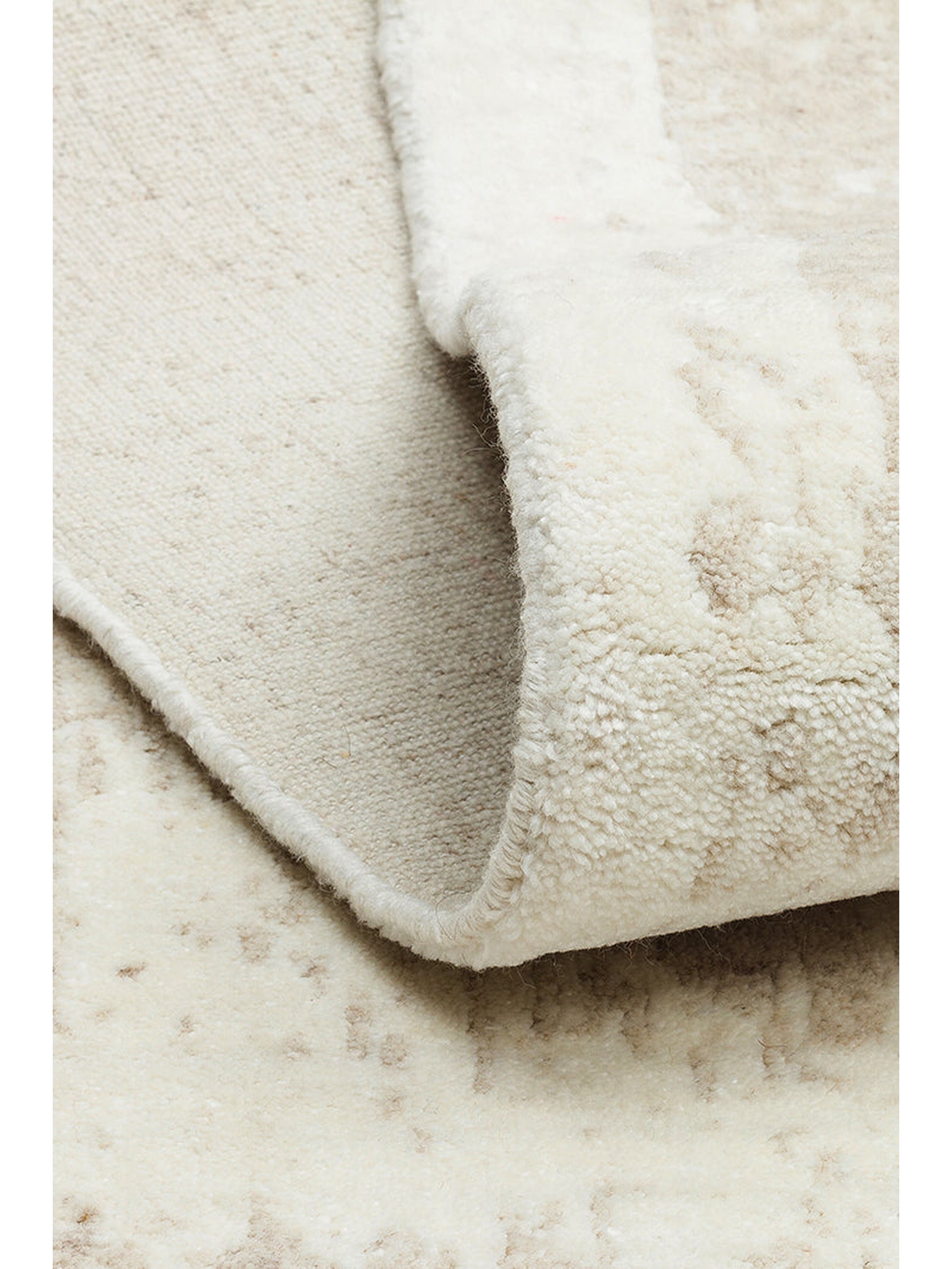 Palette Serisi %100 Naturel Yün Viskon Pamuk El Dokuma İskandinav Salon Oturma Odası Halı WHIBEG