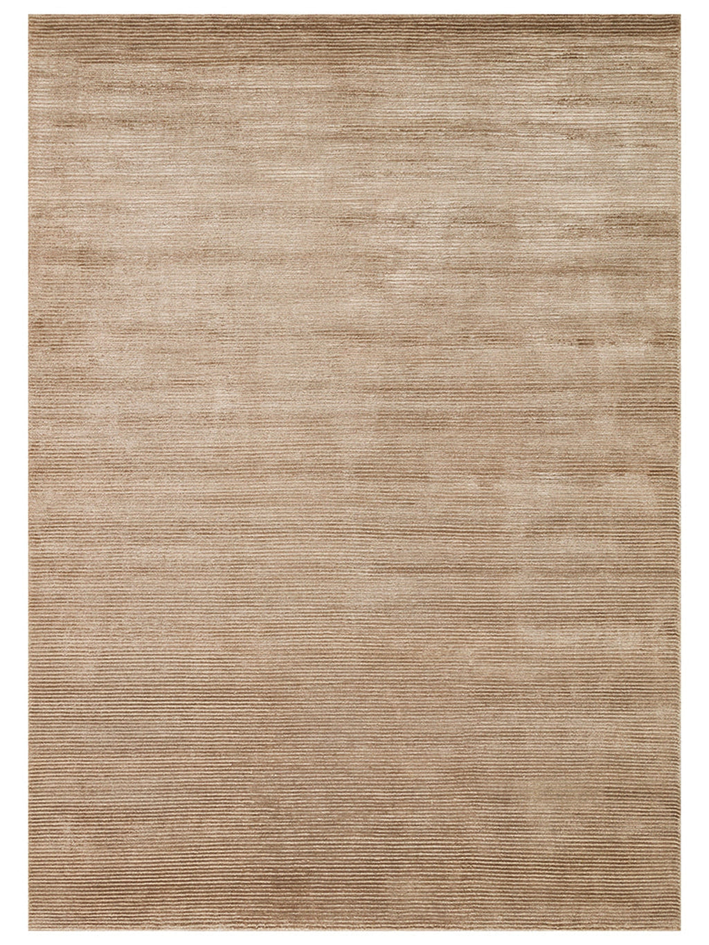 Portofino Serisi %100 Naturel Viskon Yün Pamuk El Dokuma Modern Salon Oturma Odası Halı BROWN