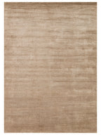 Portofino Serisi %100 Naturel Viskon Yün Pamuk El Dokuma Modern Salon Oturma Odası Halı BROWN