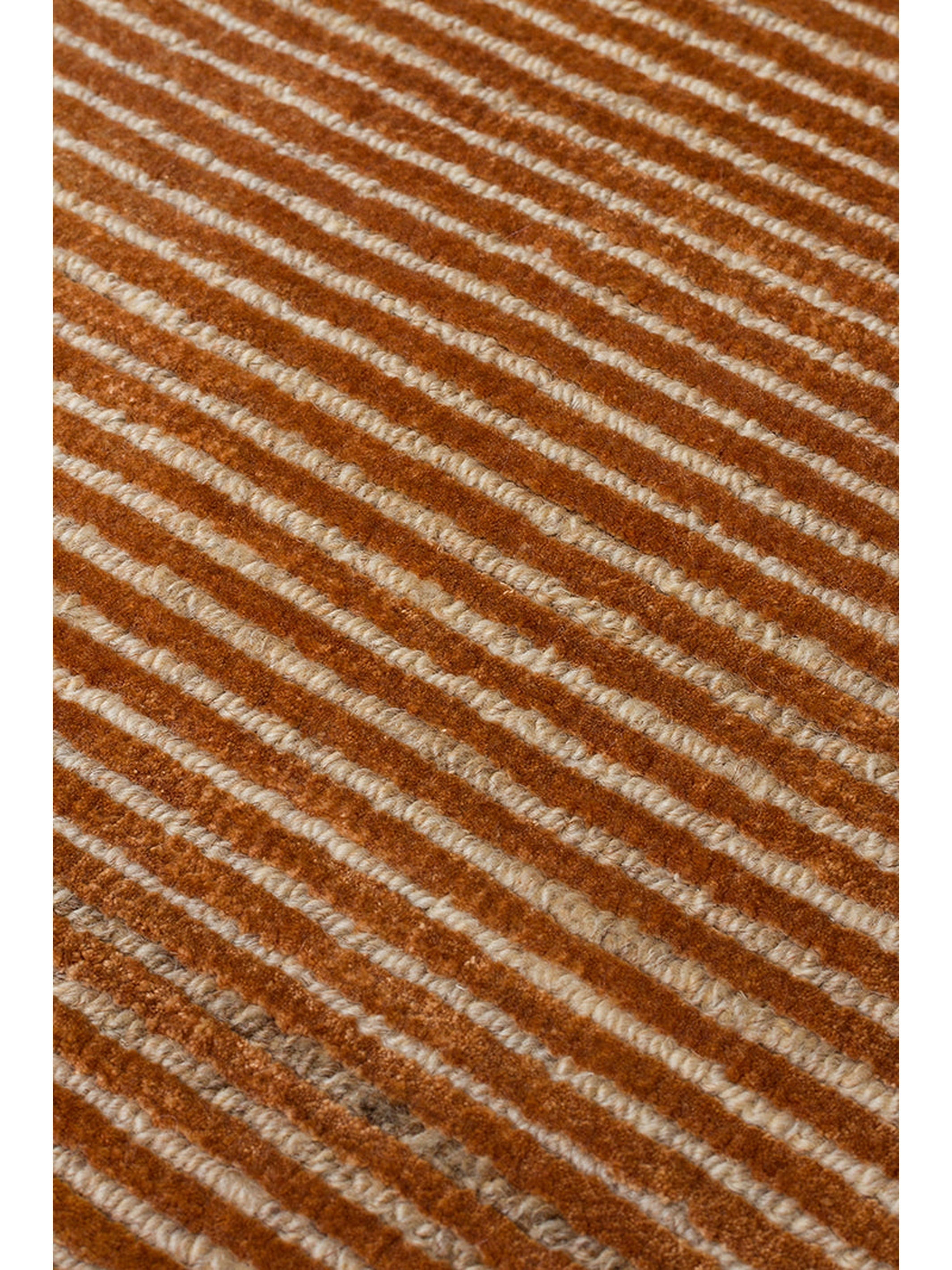 Portofino Serisi %100 Naturel Viskon Yün Pamuk El Dokuma Modern Salon Oturma Odası Halı TERRA