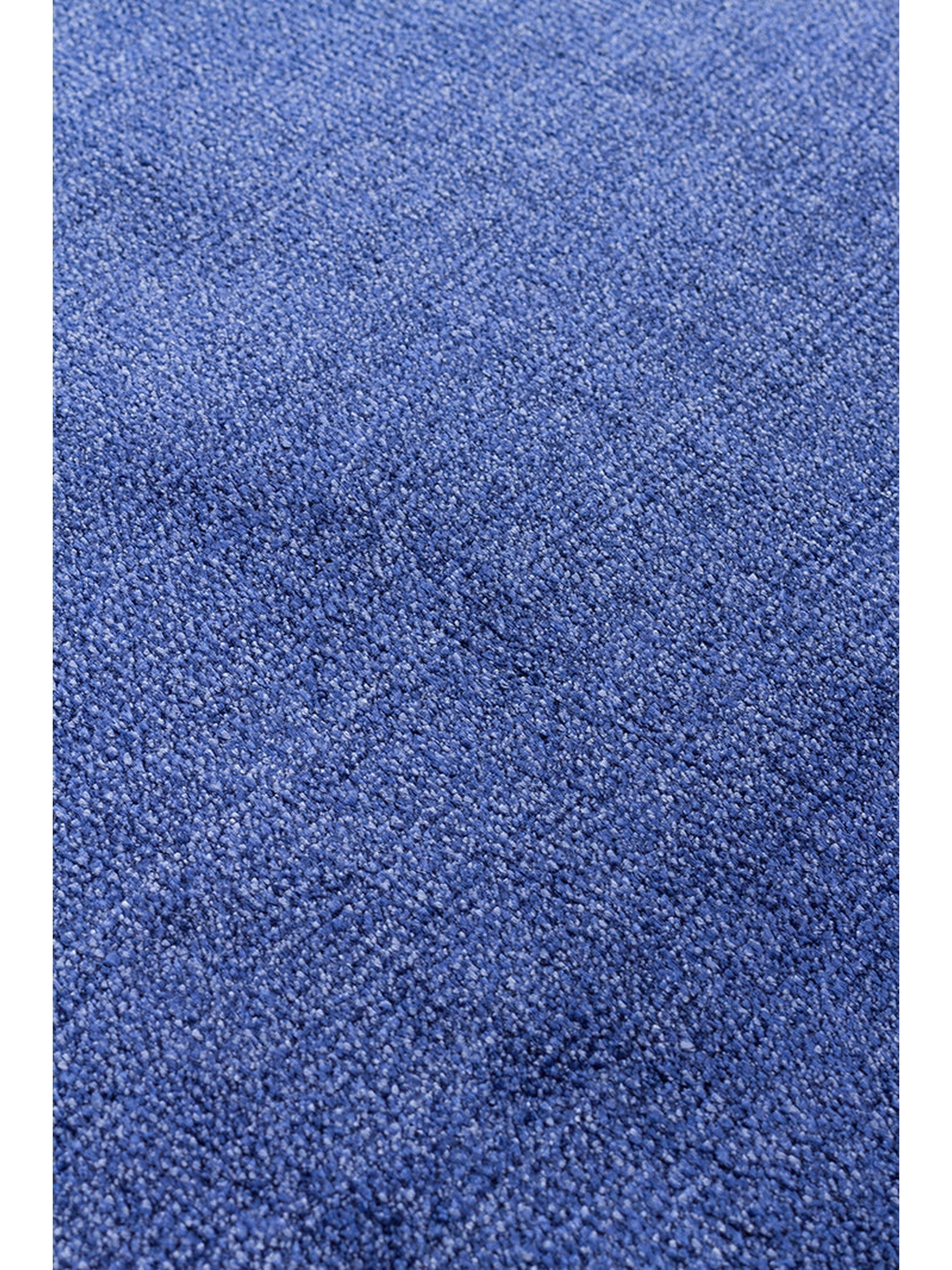 Queen Serisi %100 Naturel Viskon Parlak Modern El Emeğiyle Üretilen Salon Oturma Odası Halı MID BLUE