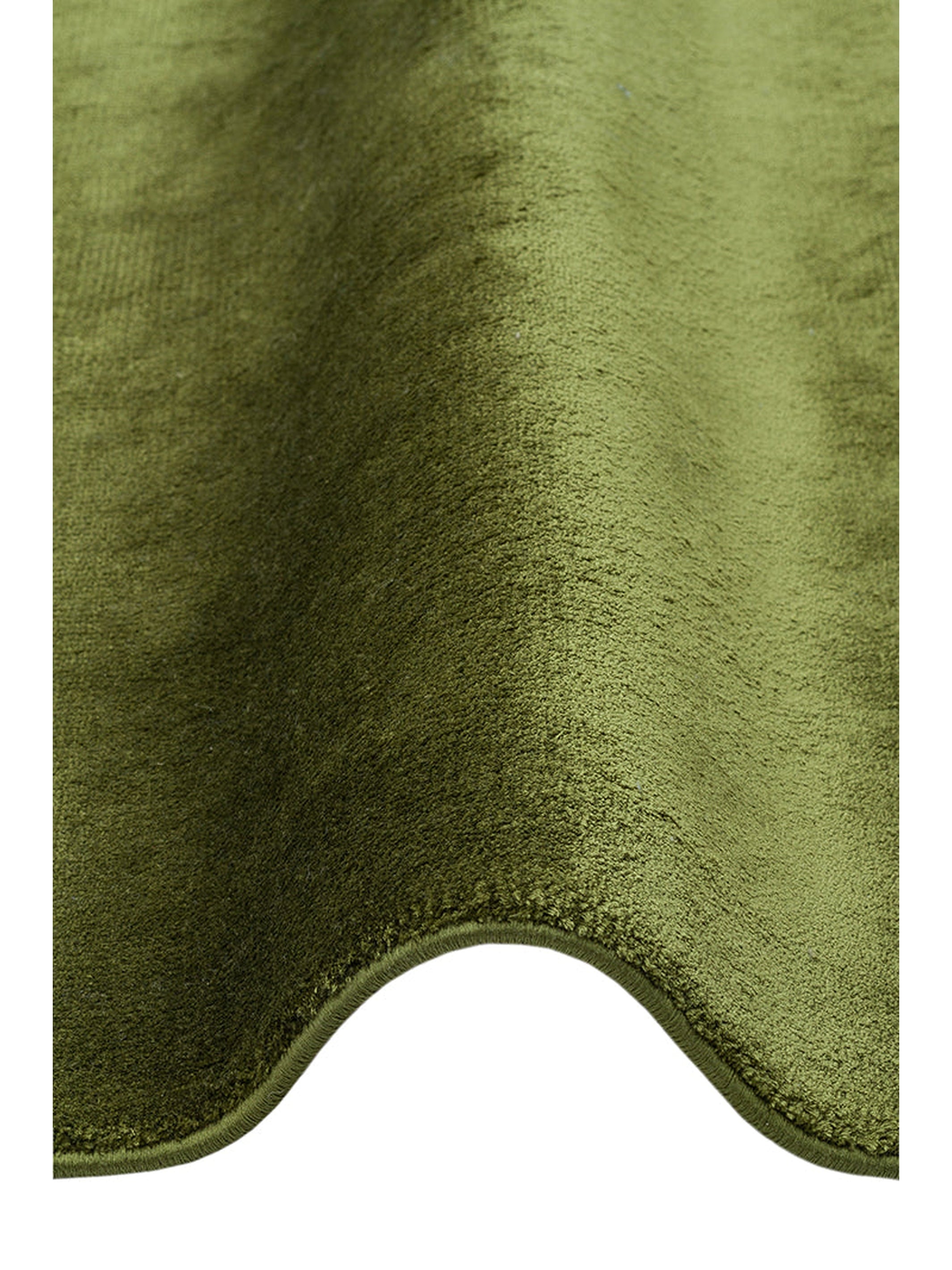 Queen Serisi %100 Naturel Viskon Parlak Modern El Emeğiyle Üretilen Salon Oturma Odası Halı MOSS