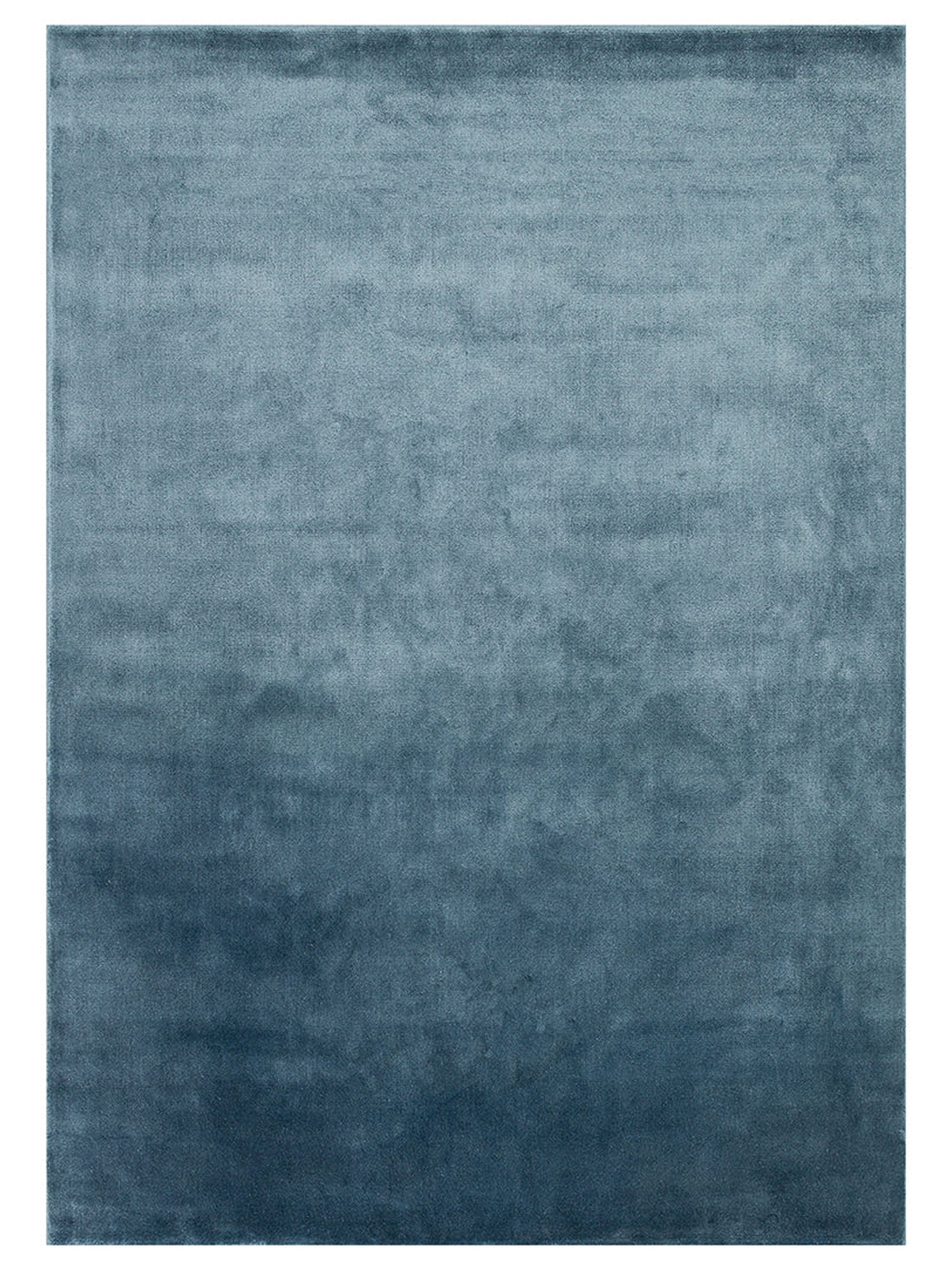 Queen Serisi %100 Naturel Viskon Parlak Modern El Emeğiyle Üretilen Salon Oturma Odası Halı NBLUE