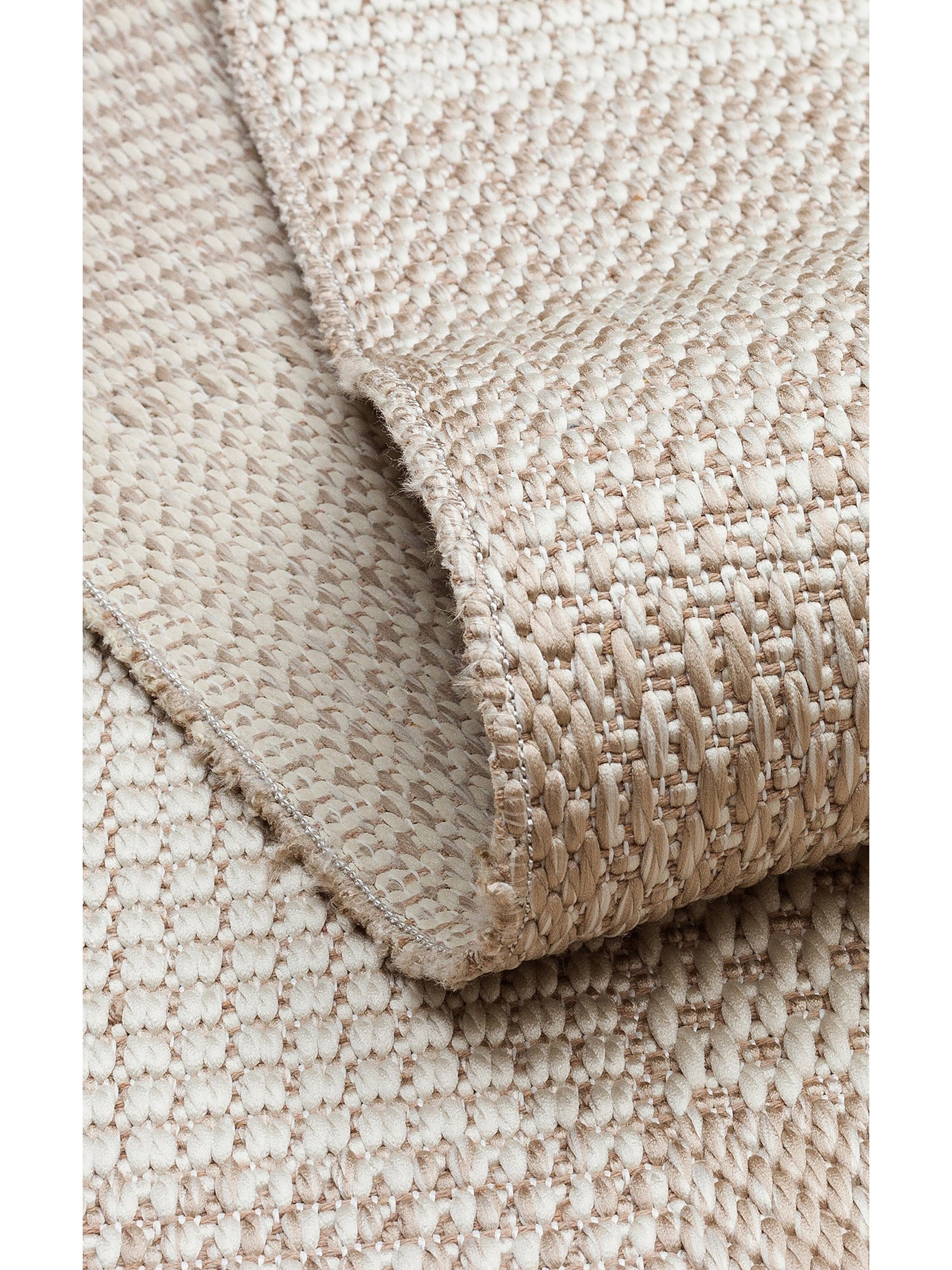 Resort Pamuklu Kaymaz Tabanlı Oturma Odası Koridor Antre Mutfak Şık Kilim 01 BEIGE