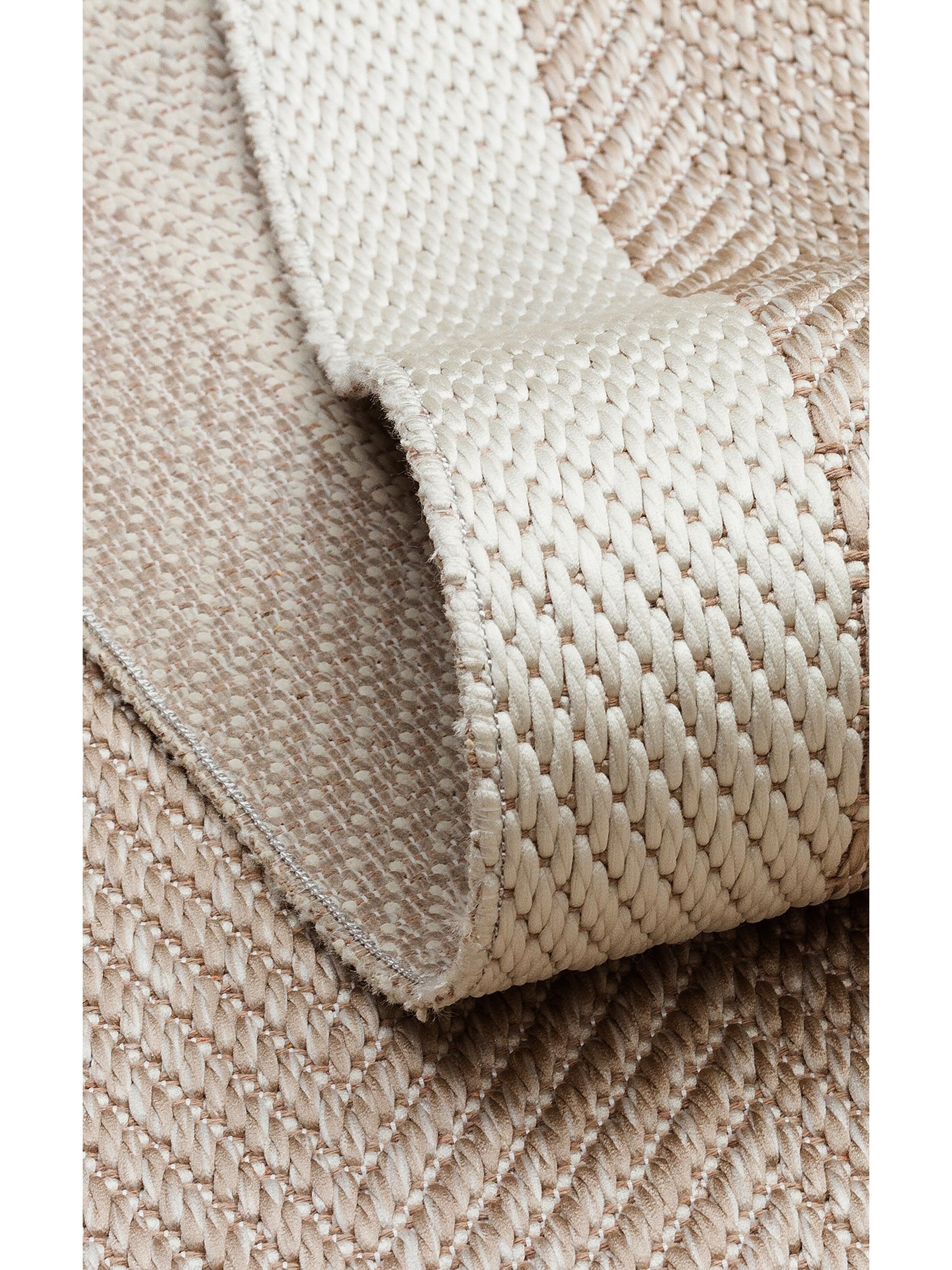 Resort Pamuklu Kaymaz Tabanlı Oturma Odası Koridor Antre Mutfak Şık Kilim 02 BEIGE