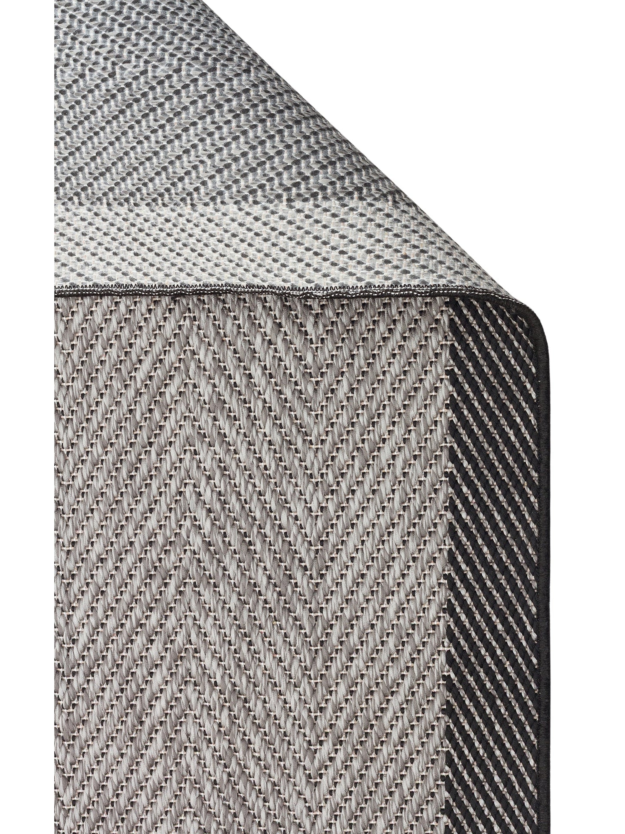 Resort Pamuklu Kaymaz Tabanlı Oturma Odası Koridor Antre Mutfak Şık Kilim 02 DARK GREY