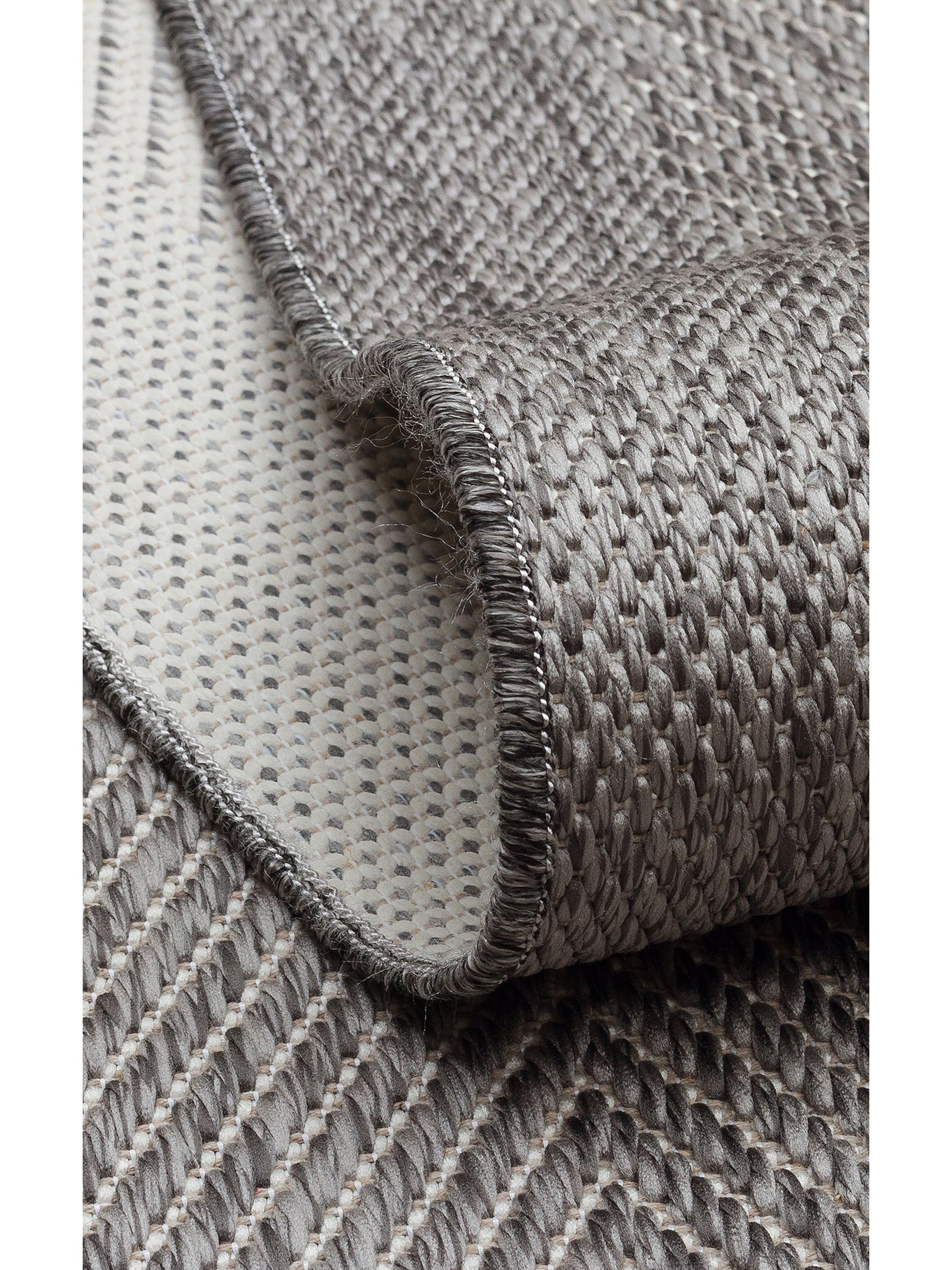 Resort Pamuklu Kaymaz Tabanlı Oturma Odası Koridor Antre Mutfak Şık Kilim 02 GREY