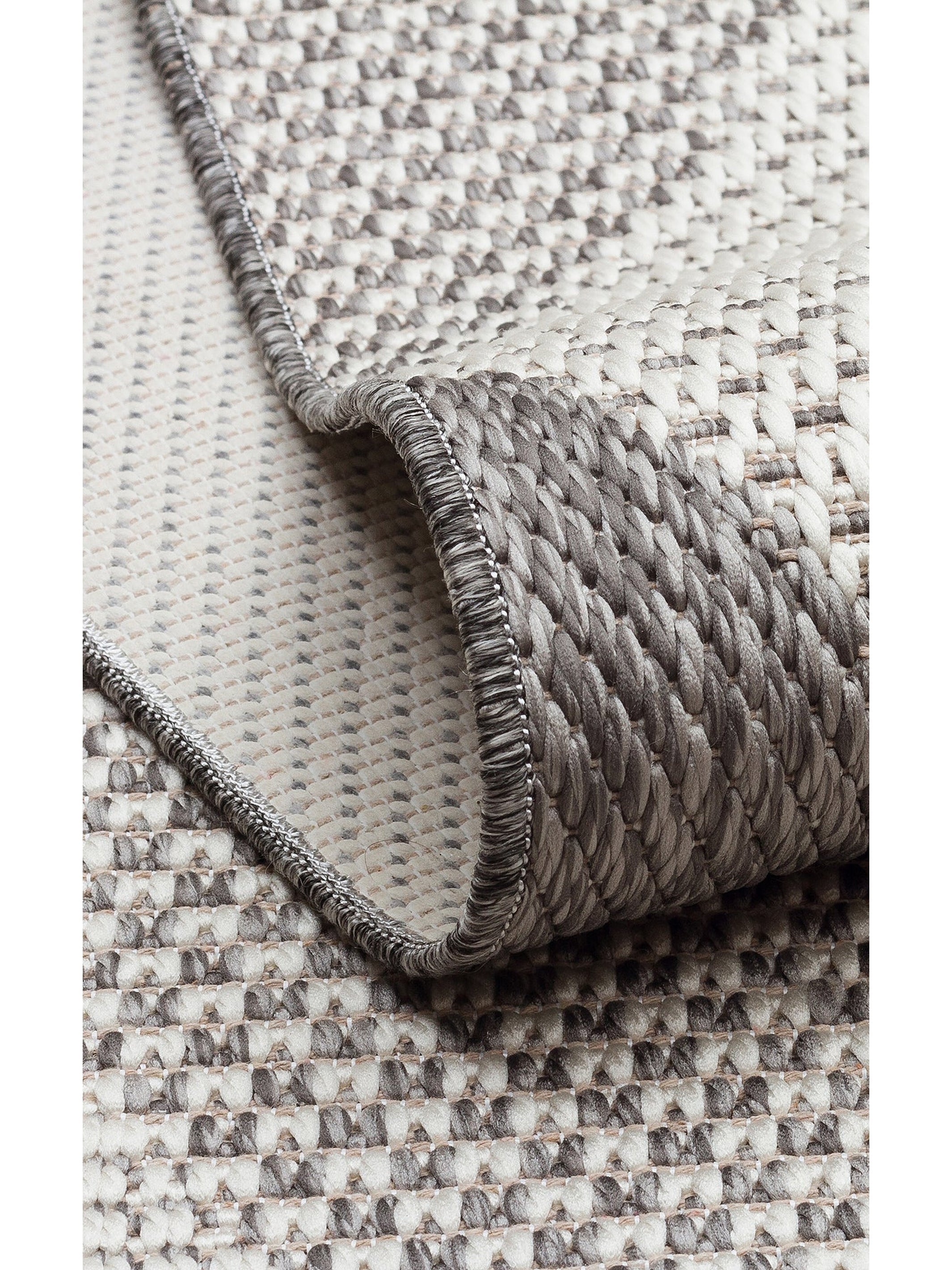 Resort Pamuklu Kaymaz Tabanlı Oturma Odası Koridor Antre Mutfak Şık Kilim 03 GREY