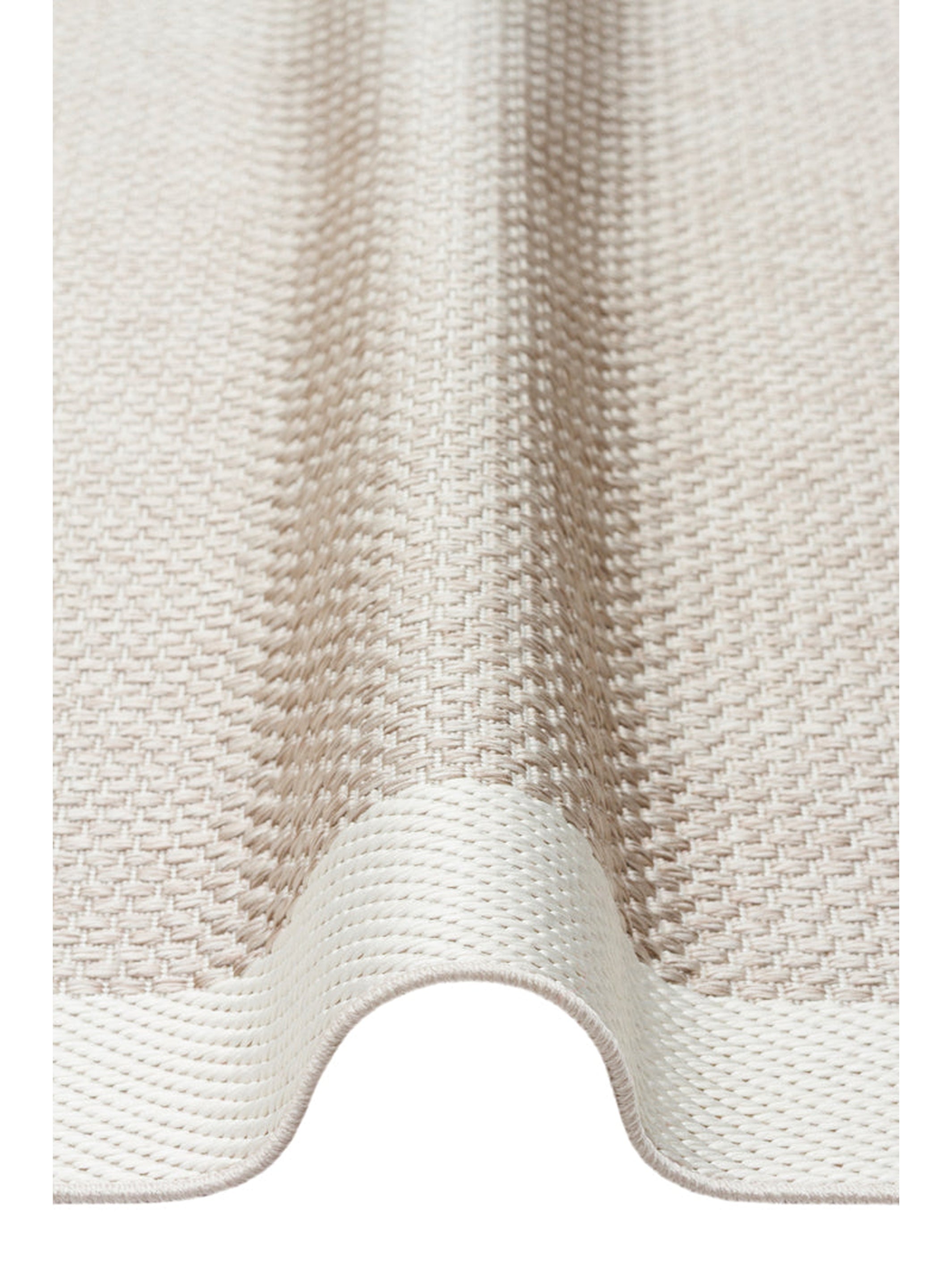 Resort Serisi Bordürlü Hav Toz Vermez Kaymaz Tabanlı Şık Kilim 05 BEIGE CREAM