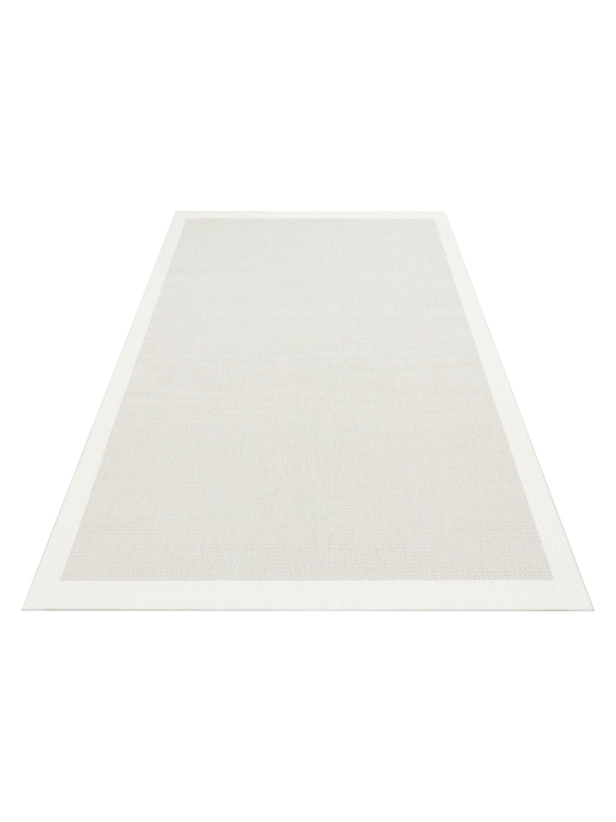 Resort Serisi Bordürlü Hav Toz Vermez Kaymaz Tabanlı Şık Kilim 05 GREY CREAM