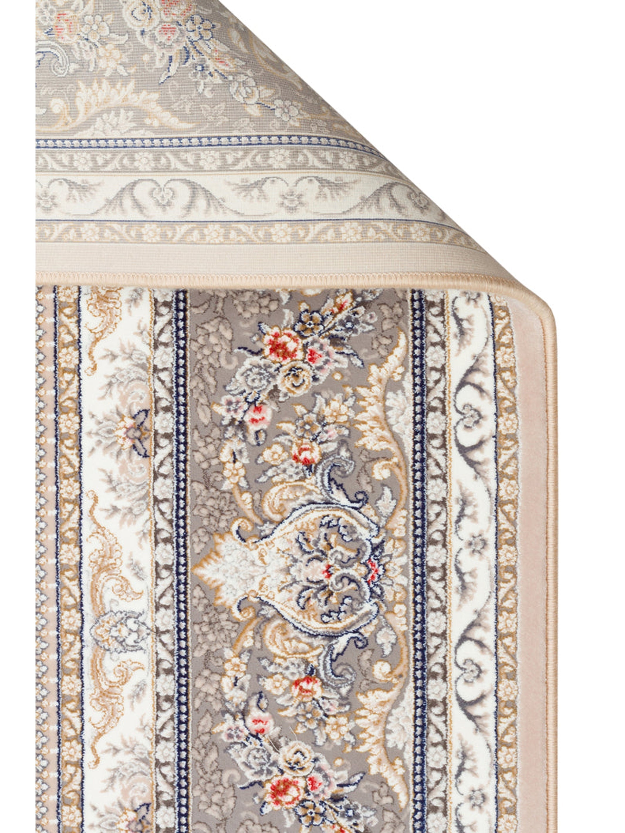 Tahran Serisi Klasik Desenli Yüksek Kalite Sık Dokuma Özel Salon Oturma Odası Halı 01BEJ