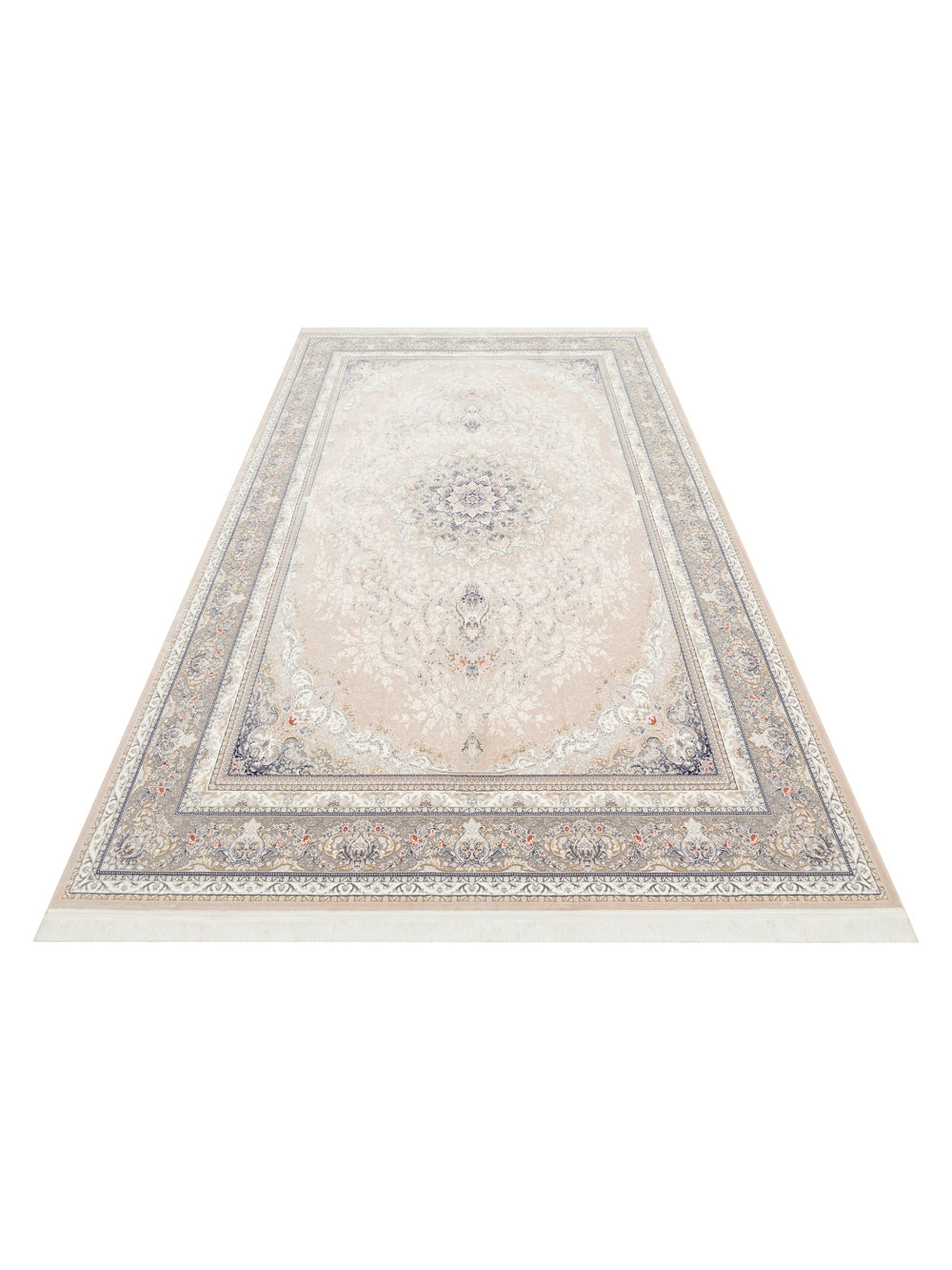 Tahran Serisi Klasik Desenli Yüksek Kalite Sık Dokuma Özel Salon Oturma Odası Halı 01BEJ