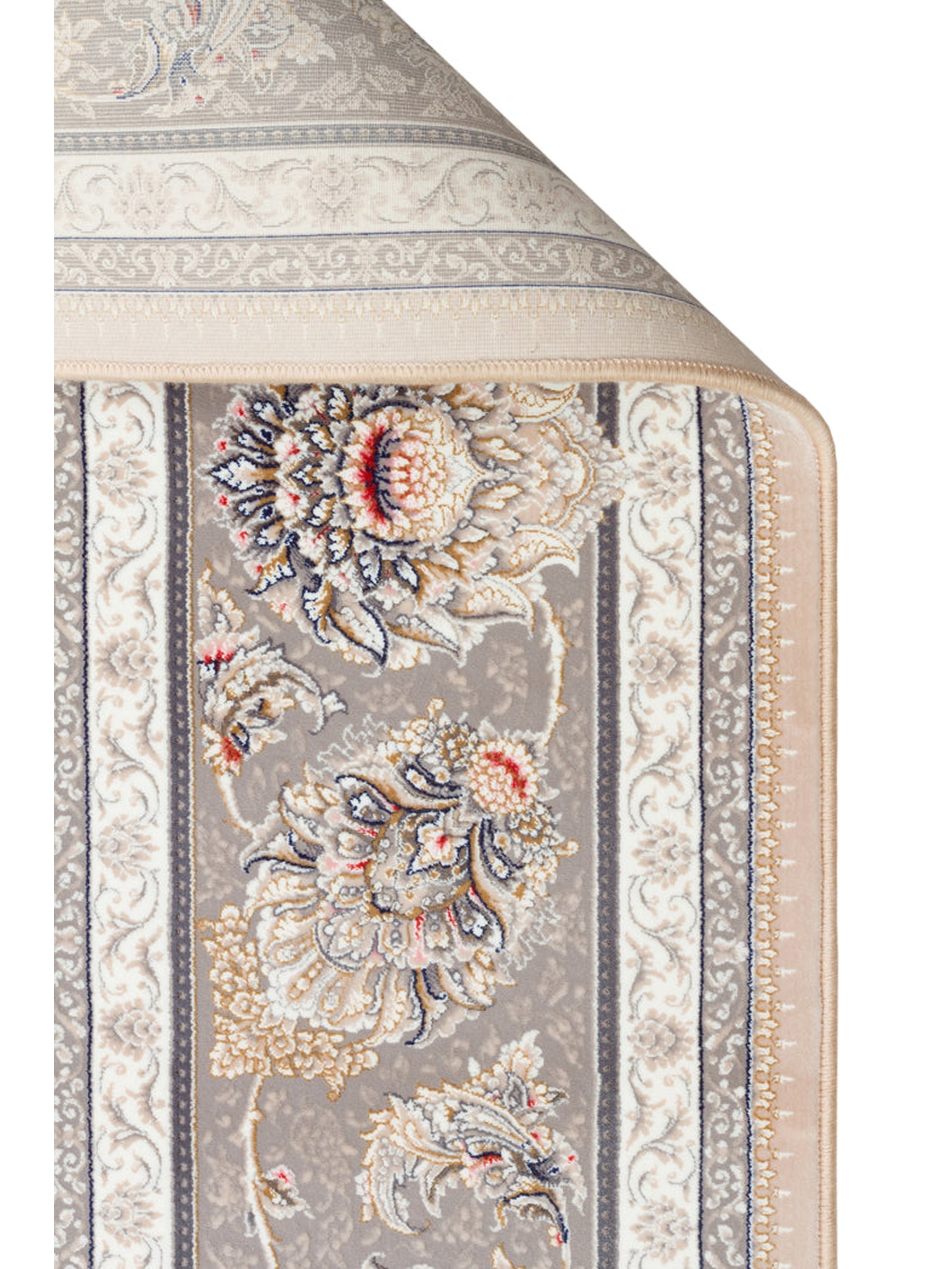 Tahran Serisi Klasik Desenli Yüksek Kalite Sık Dokuma Özel Salon Oturma Odası Halı 02BEJ