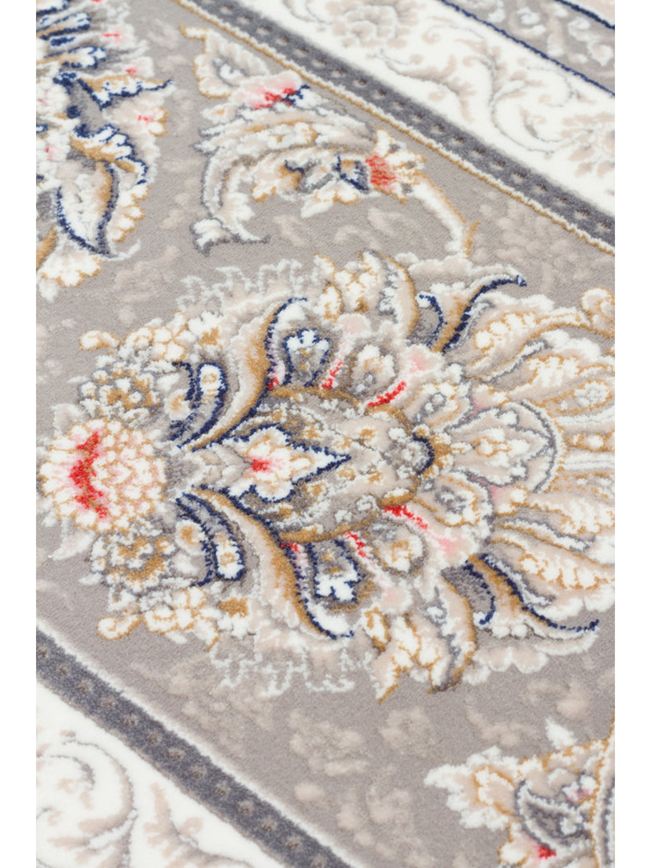 Tahran Serisi Klasik Desenli Yüksek Kalite Sık Dokuma Özel Salon Oturma Odası Halı 02BEJ