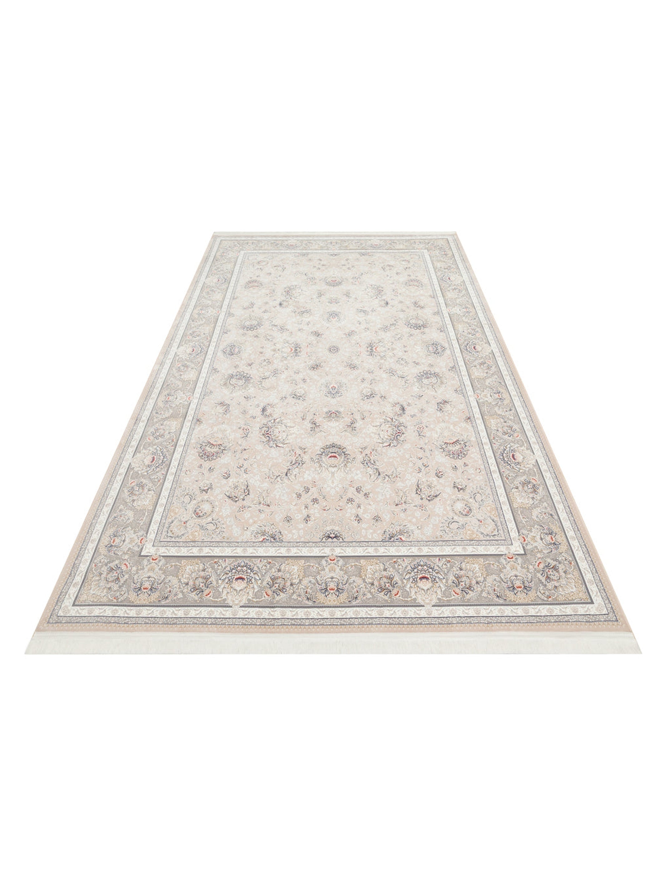 Tahran Serisi Klasik Desenli Yüksek Kalite Sık Dokuma Özel Salon Oturma Odası Halı 02BEJ