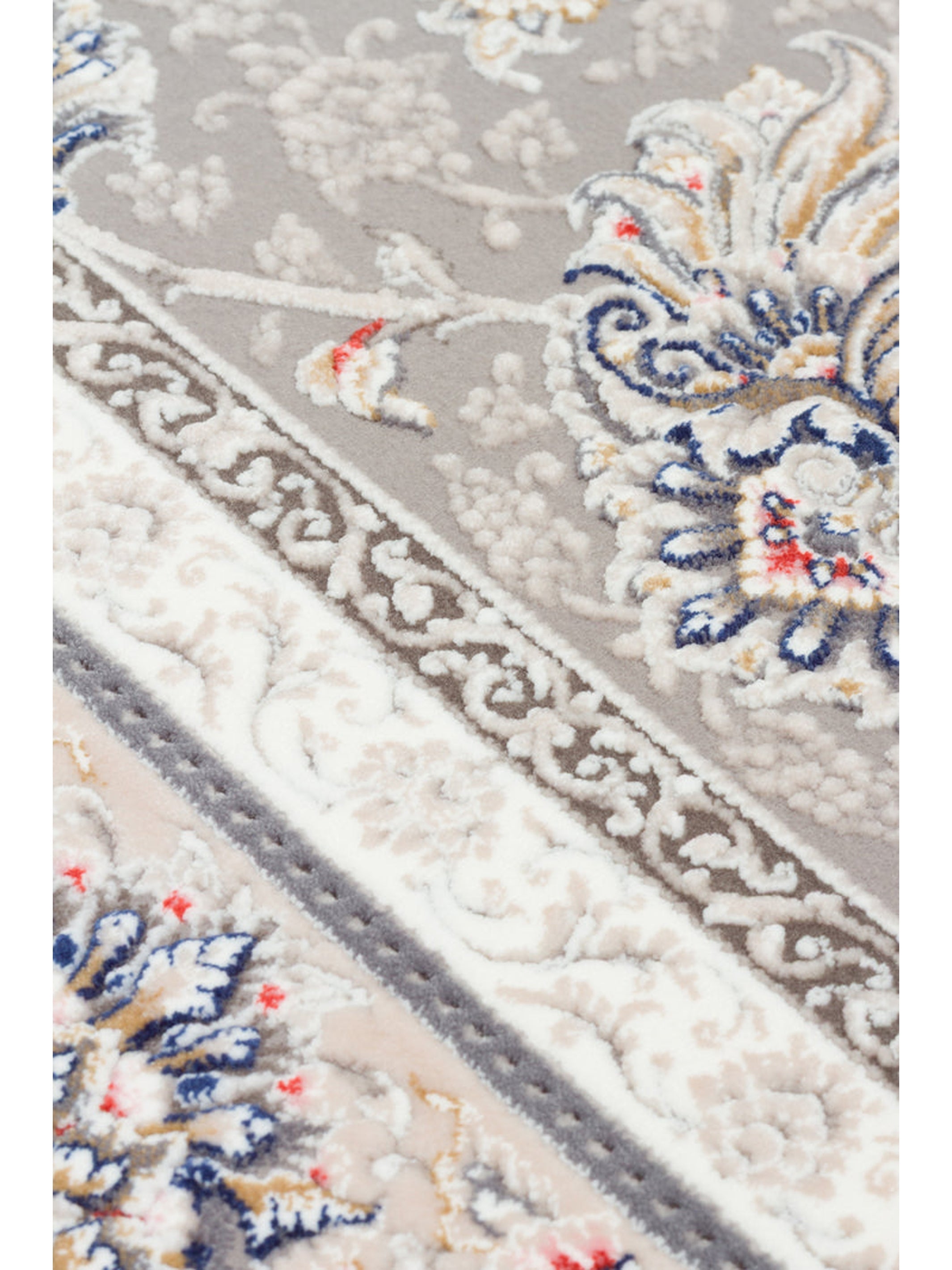 Tahran Serisi Klasik Desenli Yüksek Kalite Sık Dokuma Özel Salon Oturma Odası Halı 02LGR