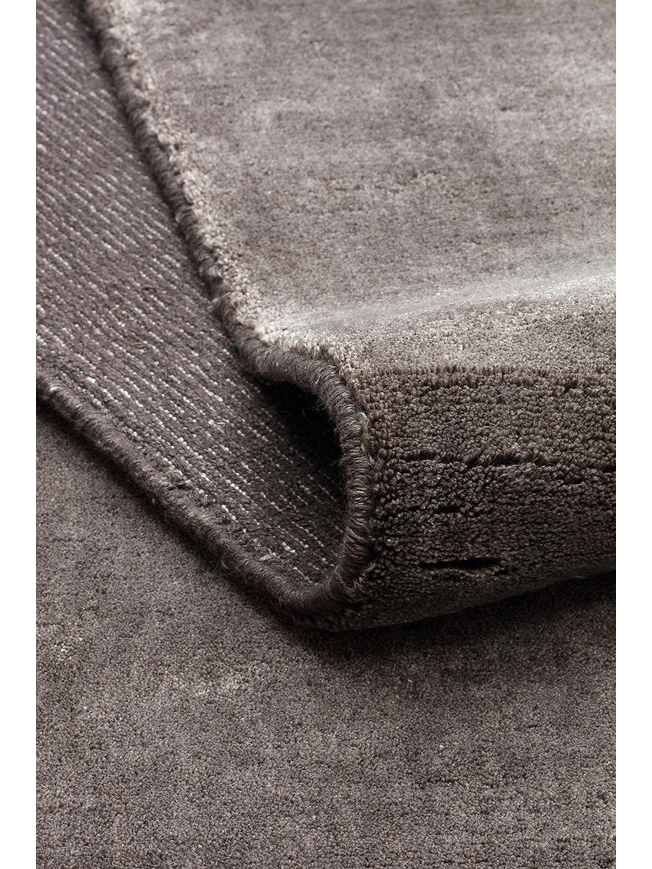 Tiffany Serisi %100 Naturel Keten ve Pamuk El Dokuma Modern Salon Oturma Odası Yatak Odası Halı COAL