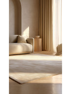 Tiffany Serisi %100 Naturel Keten ve Pamuk El Dokuma Modern Salon Oturma Odası Yatak Odası Halı IVRY