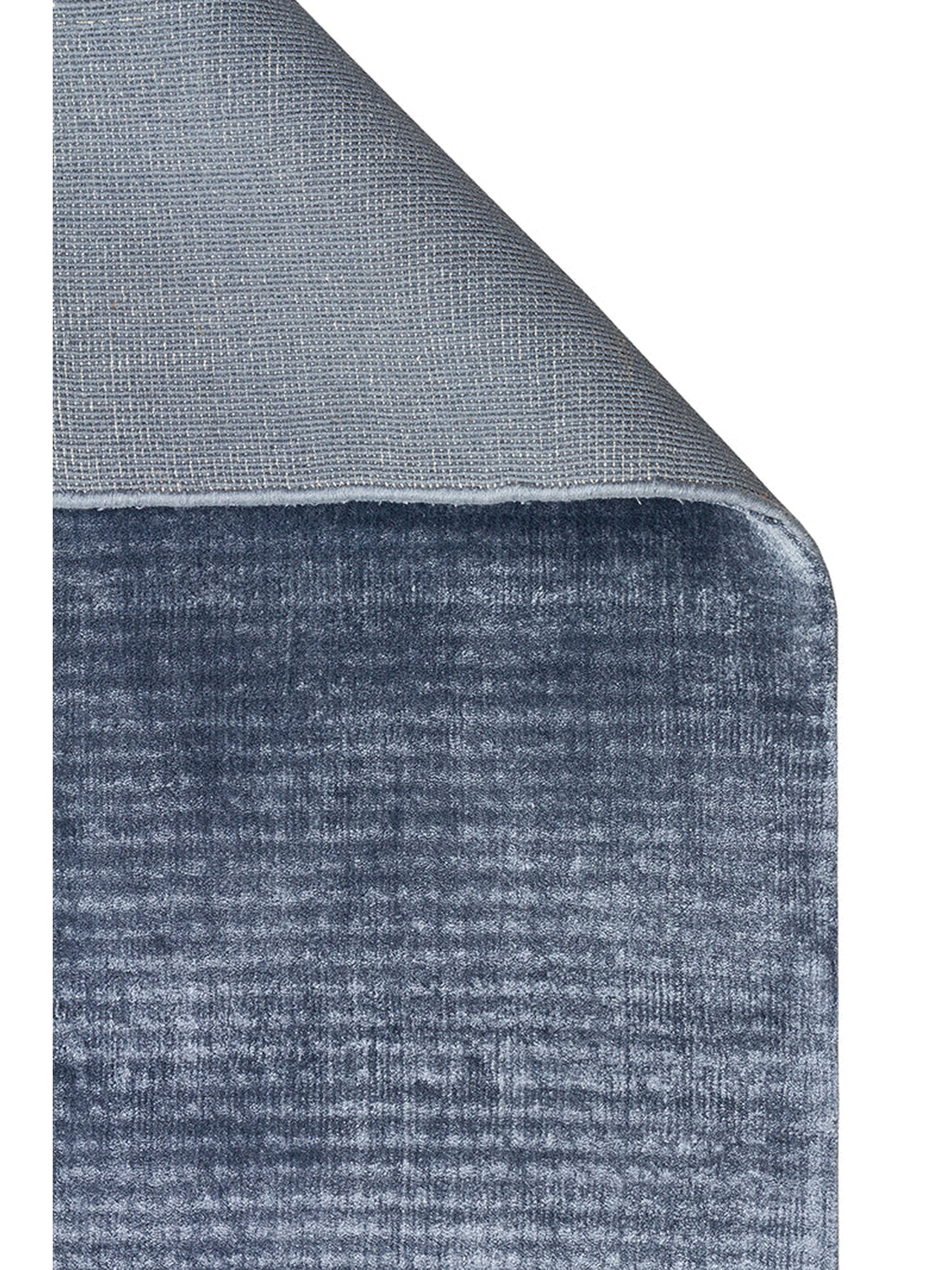 Victoria Serisi %100 Naturel Viskon El Dokuma Sade Modern Salon Oturma Odası Yatak Odası Halı BLUE