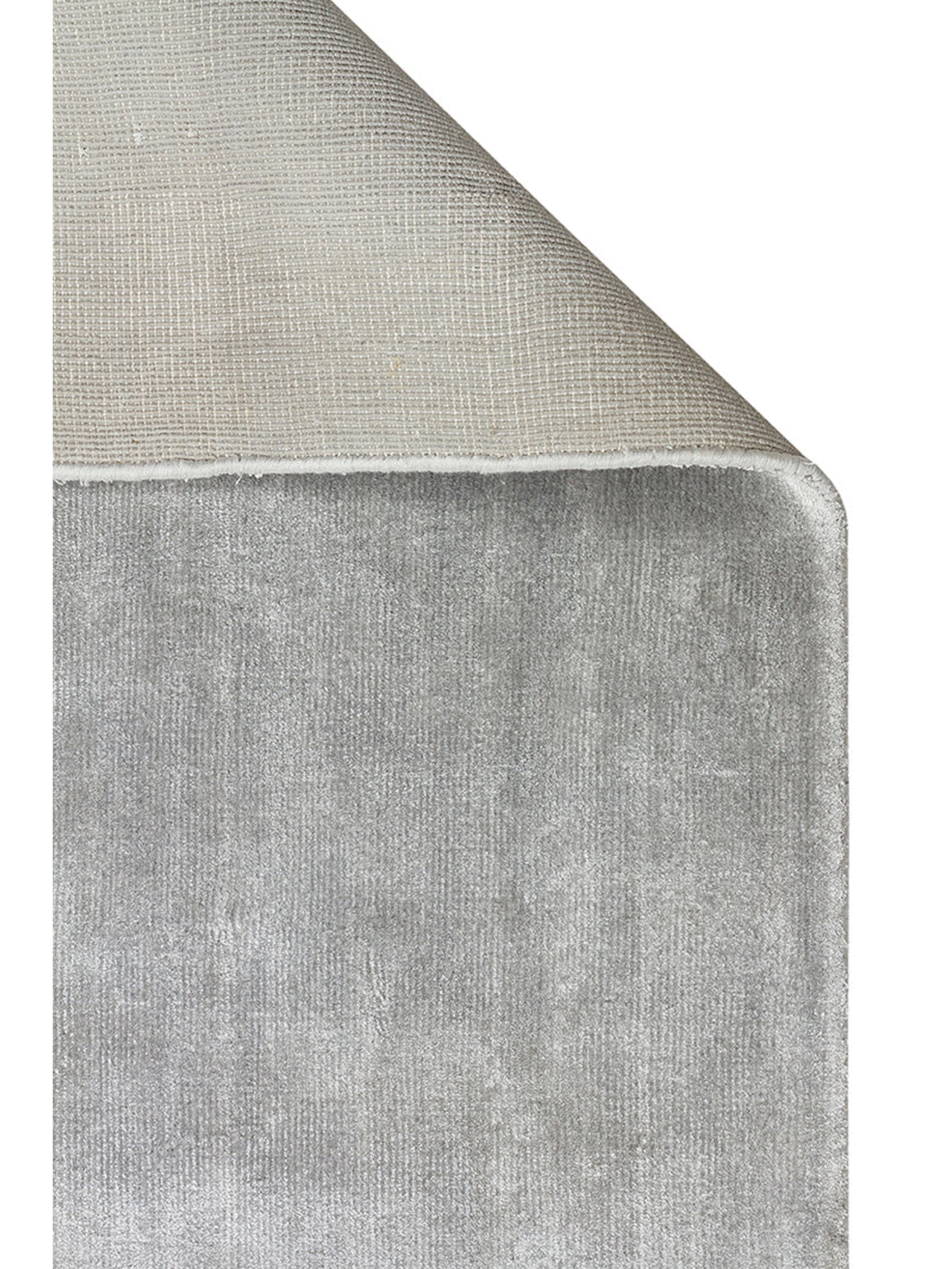 Victoria Serisi %100 Naturel Viskon El Dokuma Sade Modern Salon Oturma Odası Yatak Odası Halı GREY